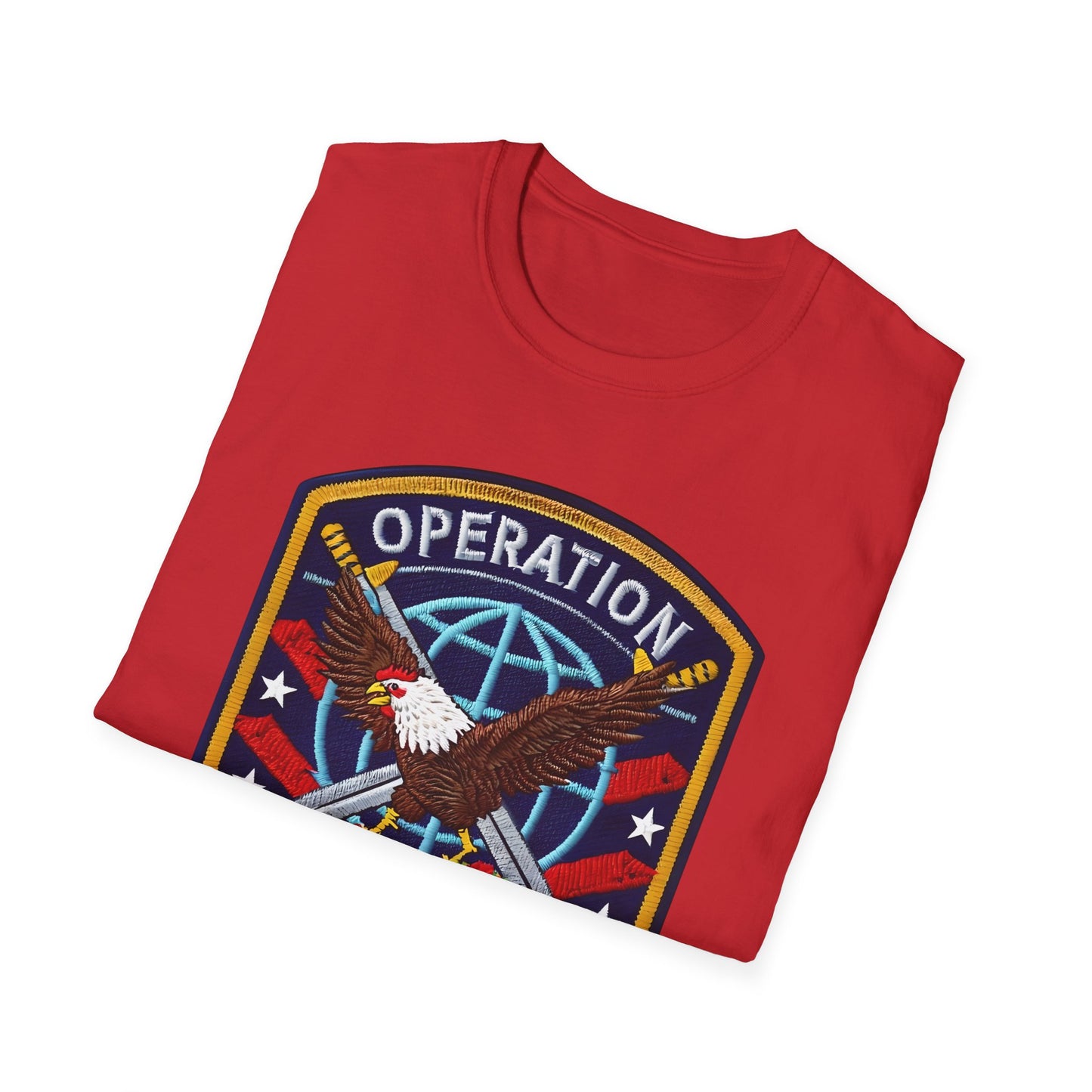 Operation Enduring Clusterf*ck Unisex Softstyle T-Shirt, Casual Wear, Military Humor Tee, Gift for Veterans, Fun Graphic Tee