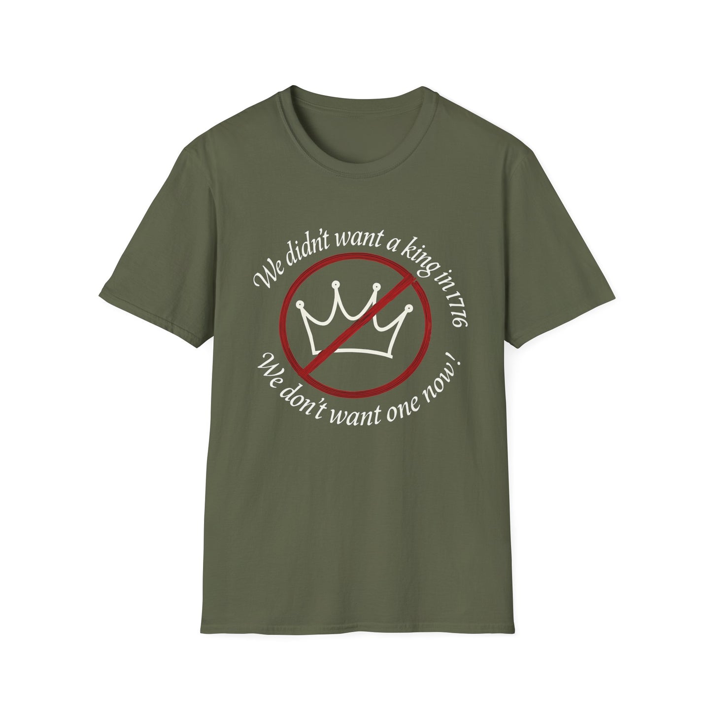 No Kings in 1776 unisex t-shirt, no kings political tee, anti king tee, unisex fit, protest t-shirt, everyday patriot t-shirt