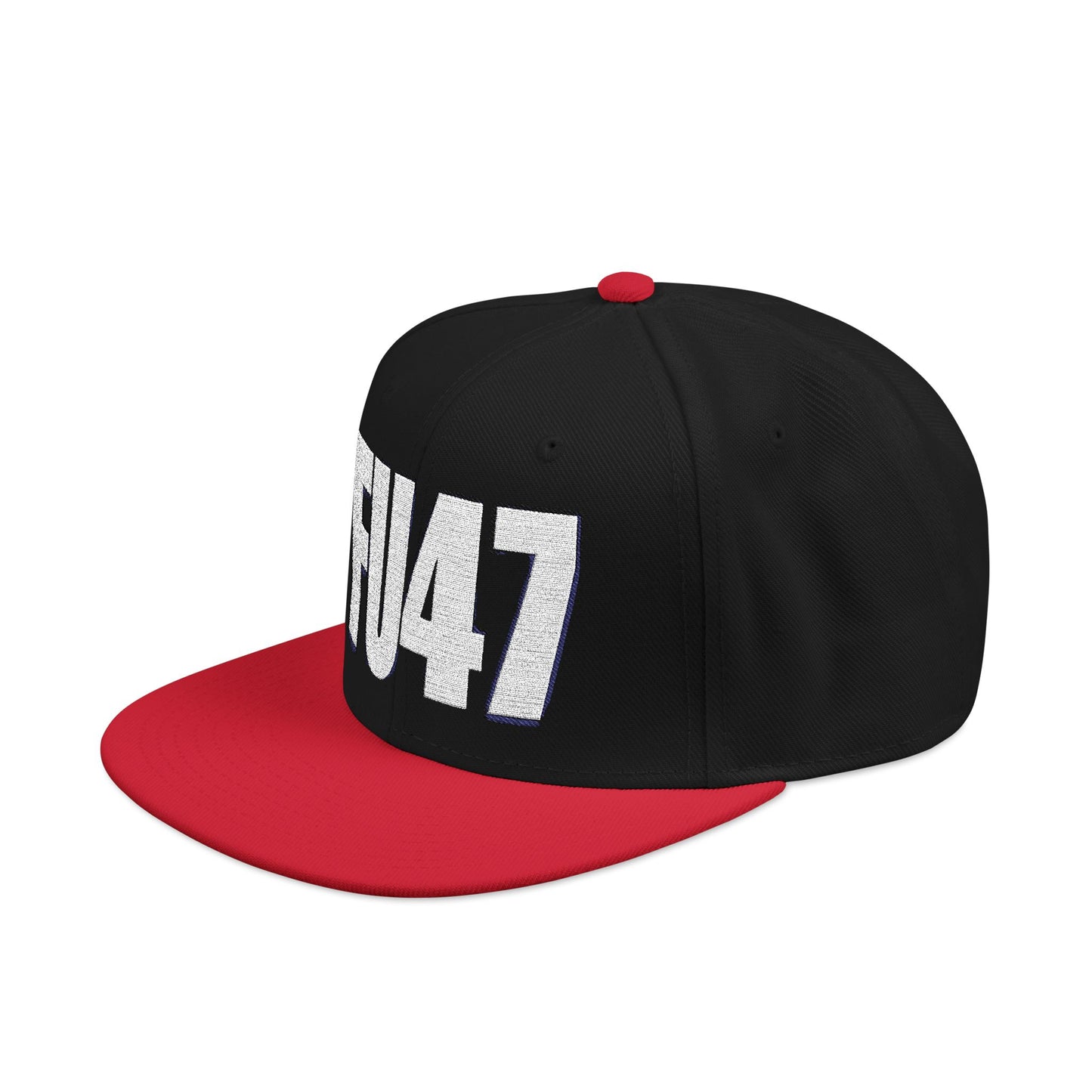 FU47 Snapback Cap, Trendy Embroidered Hat for Casual Style, Perfect for Gifting, Cool Streetwear Accessory, Unisex Cap