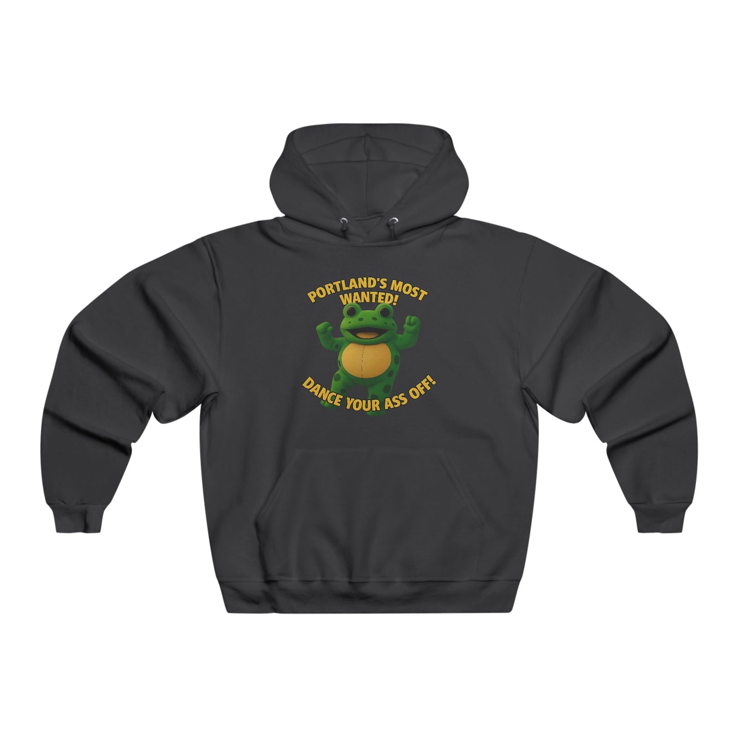 Dance Your Ass Off Portland!  Frog Hoodie - Fun and Cozy Sweatshirt for Animal Lovers, Perfect Gift for Birthdays, Holidays, Casual Wear, Nature Enthusiasts