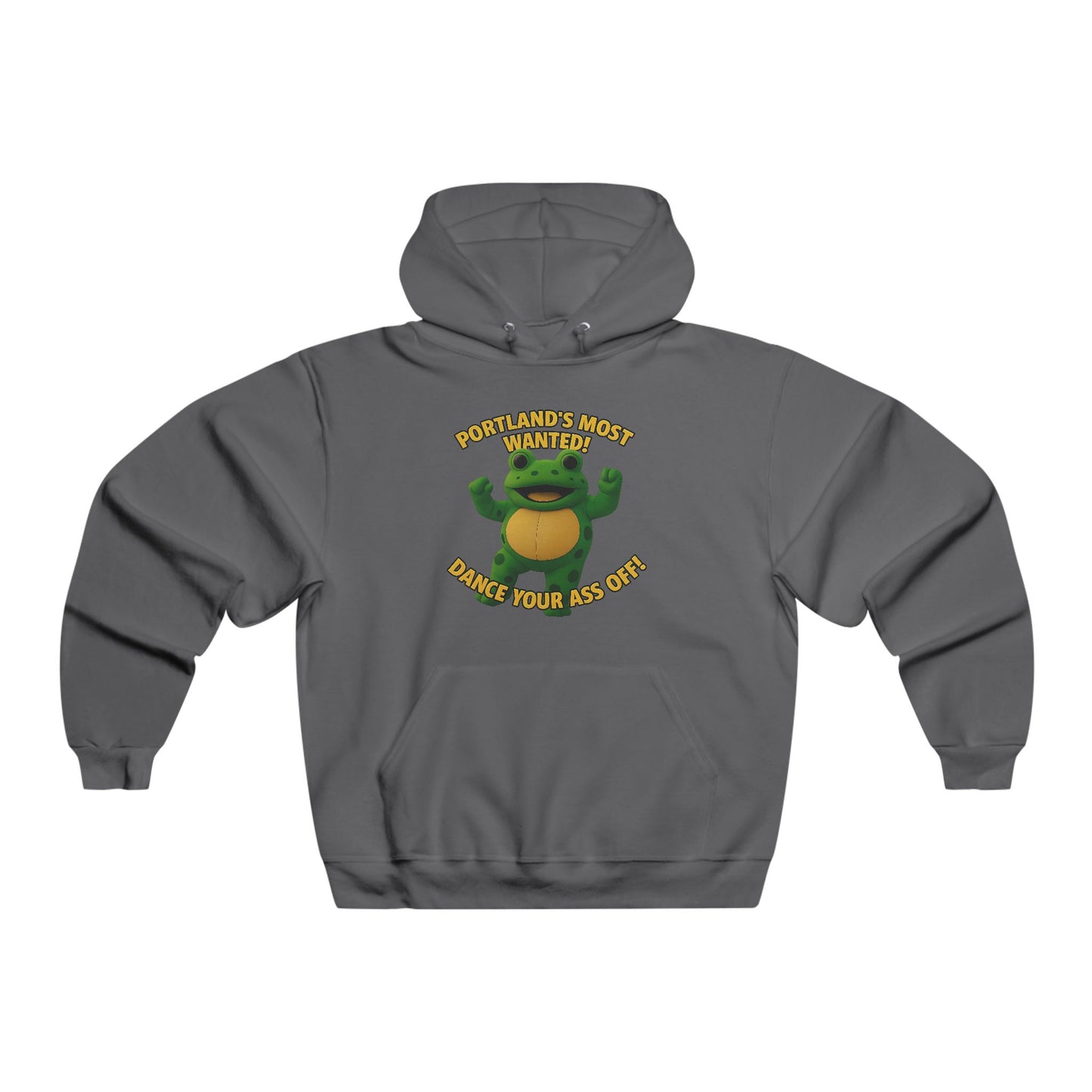 Dance Your Ass Off Portland!  Frog Hoodie - Fun and Cozy Sweatshirt for Animal Lovers, Perfect Gift for Birthdays, Holidays, Casual Wear, Nature Enthusiasts