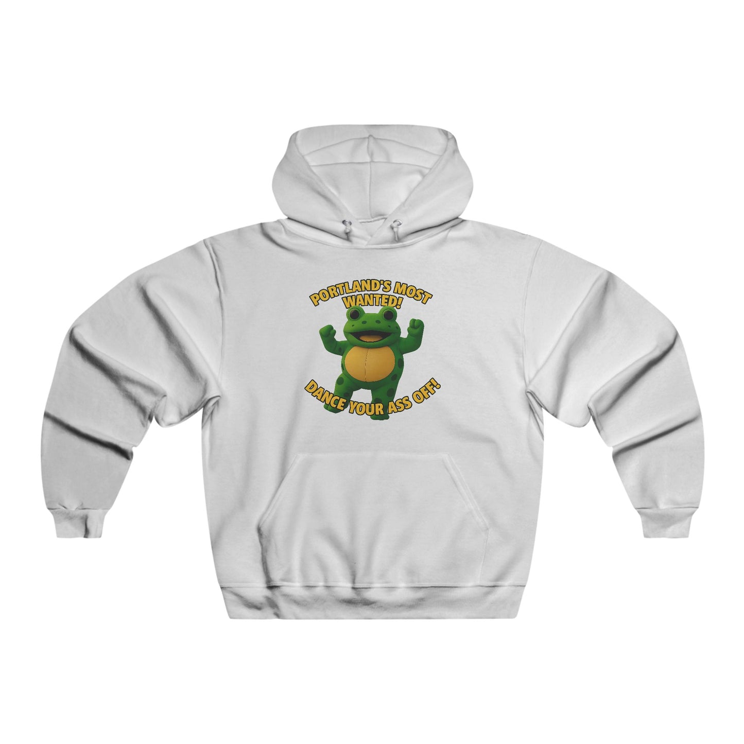 Dance Your Ass Off Portland!  Frog Hoodie - Fun and Cozy Sweatshirt for Animal Lovers, Perfect Gift for Birthdays, Holidays, Casual Wear, Nature Enthusiasts