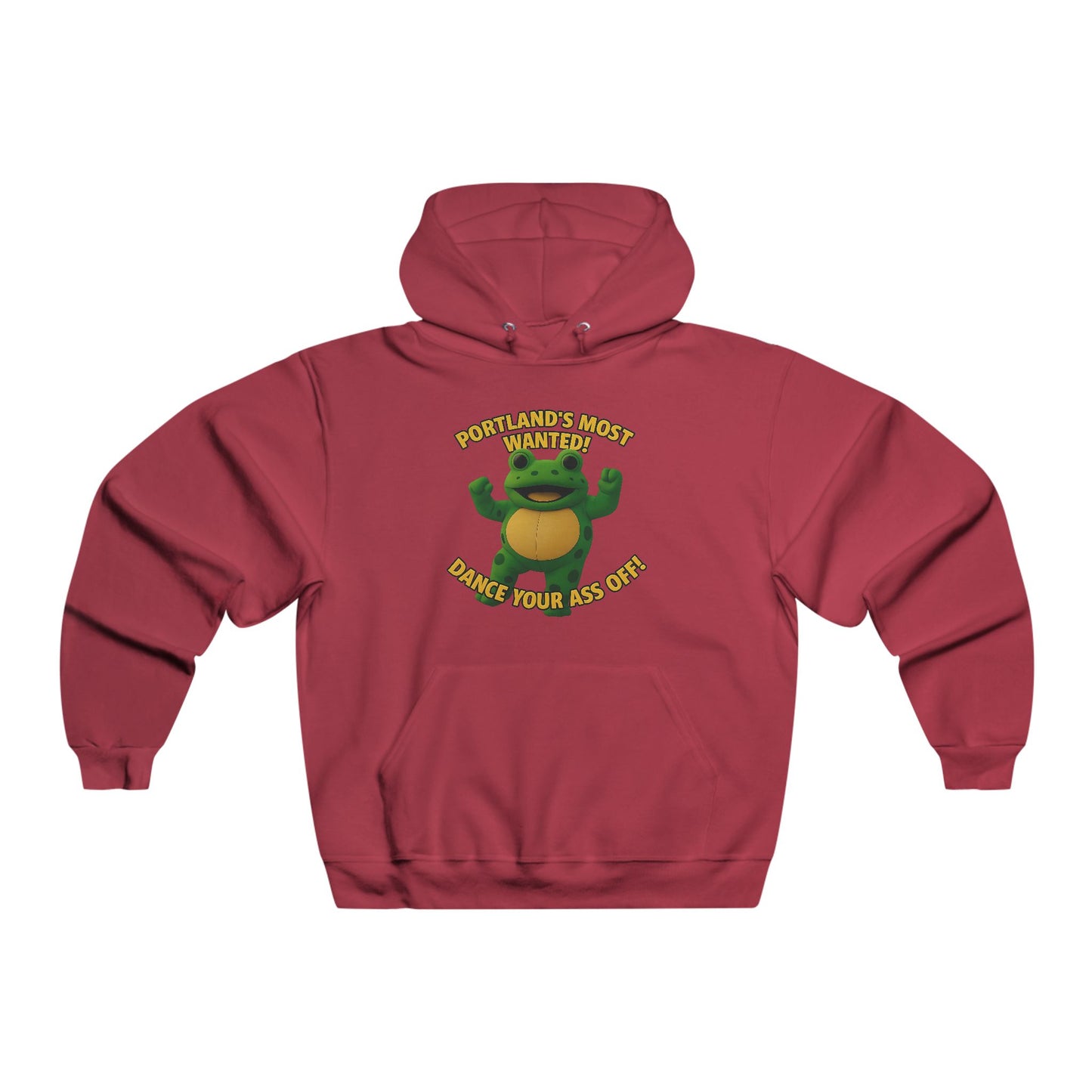 Dance Your Ass Off Portland!  Frog Hoodie - Fun and Cozy Sweatshirt for Animal Lovers, Perfect Gift for Birthdays, Holidays, Casual Wear, Nature Enthusiasts