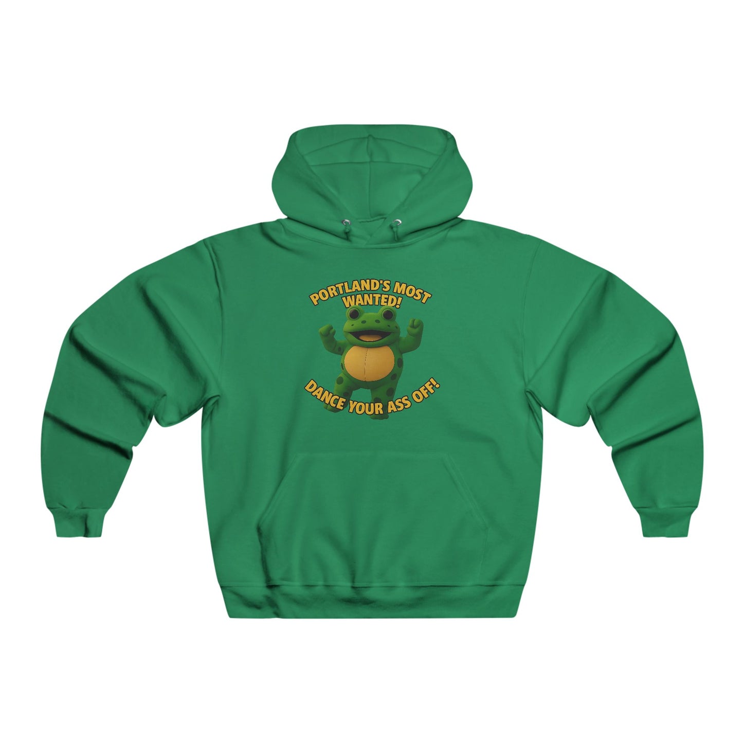 Dance Your Ass Off Portland!  Frog Hoodie - Fun and Cozy Sweatshirt for Animal Lovers, Perfect Gift for Birthdays, Holidays, Casual Wear, Nature Enthusiasts