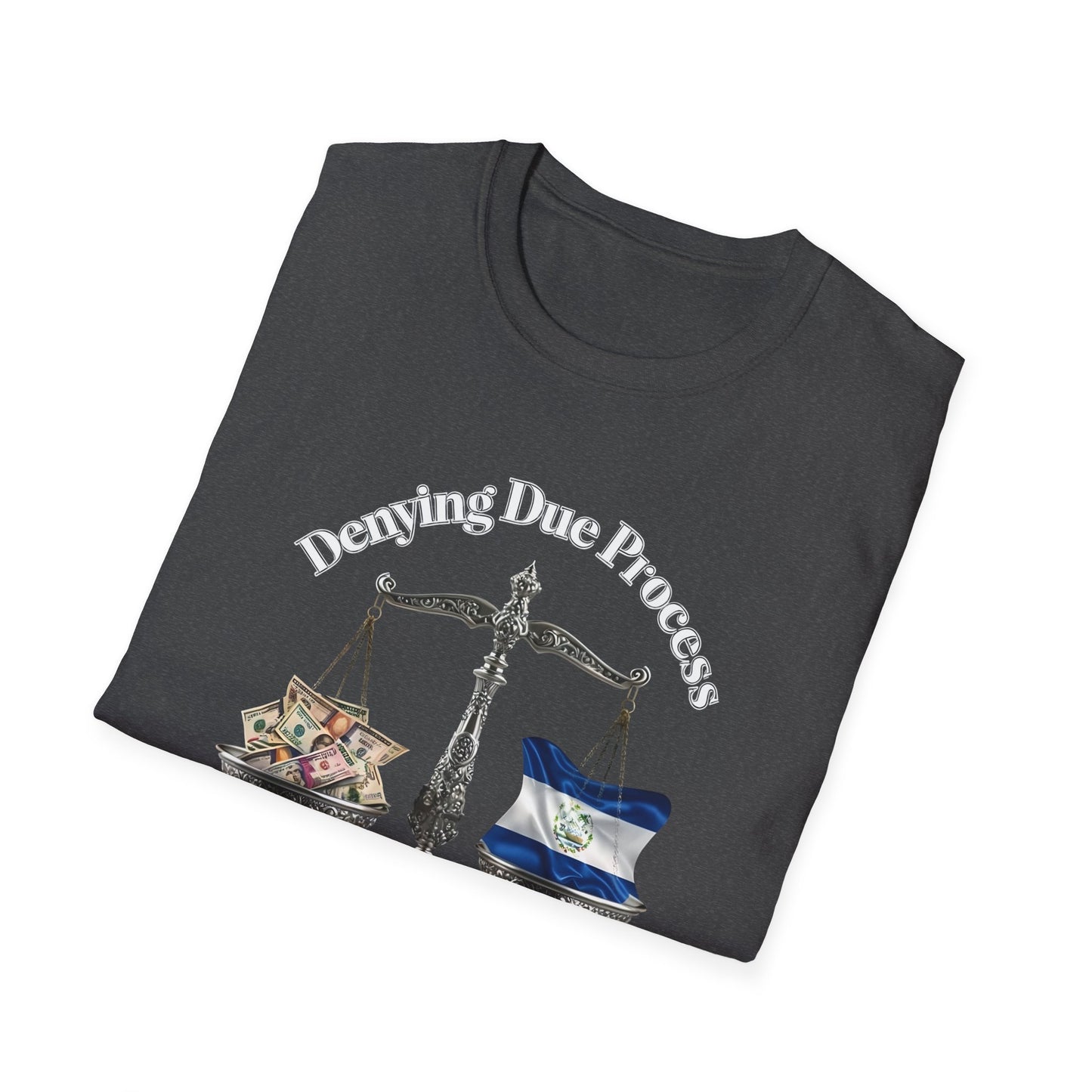 Justice T-Shirt - 'Denying Due Process Is UnAmerican' Graphic Tee, Political Apparel, Gift for Activists, Casual Wear, Statement Shirt