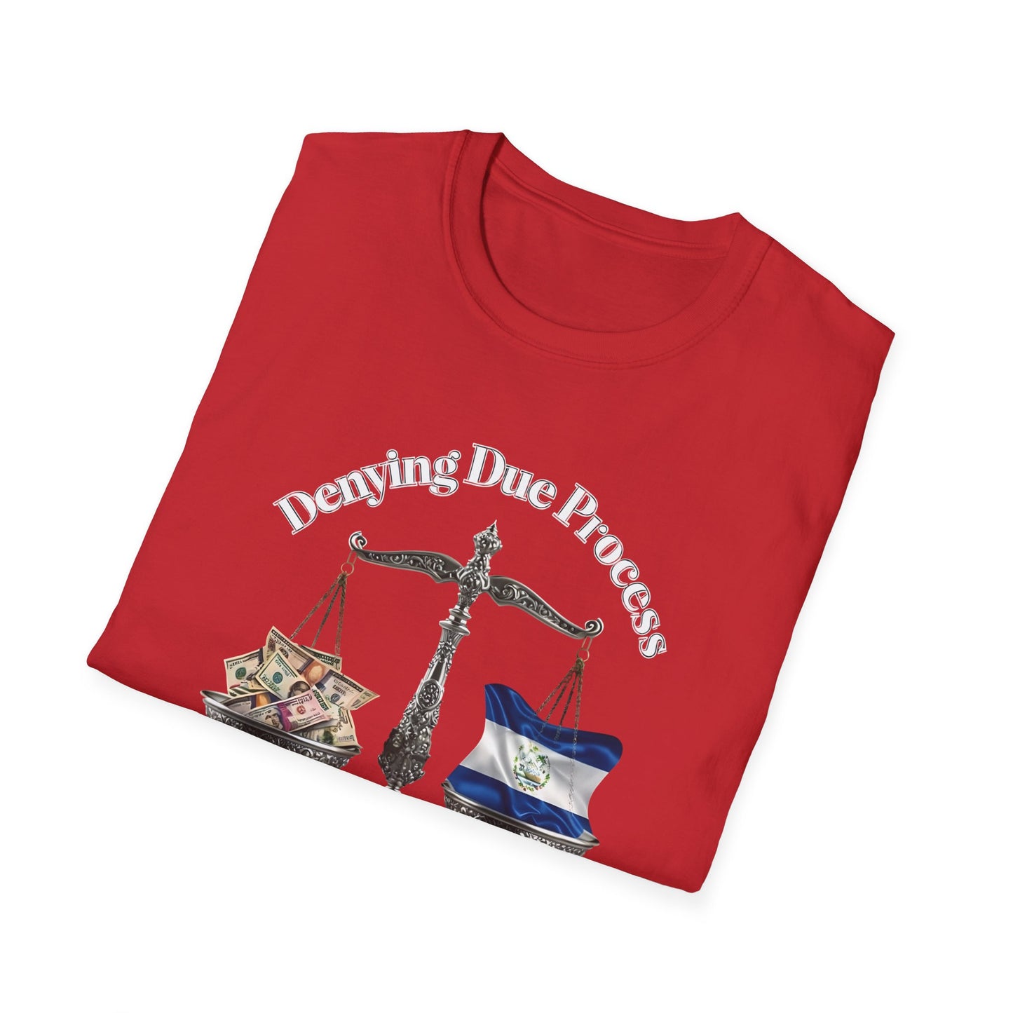 Justice T-Shirt - 'Denying Due Process Is UnAmerican' Graphic Tee, Political Apparel, Gift for Activists, Casual Wear, Statement Shirt
