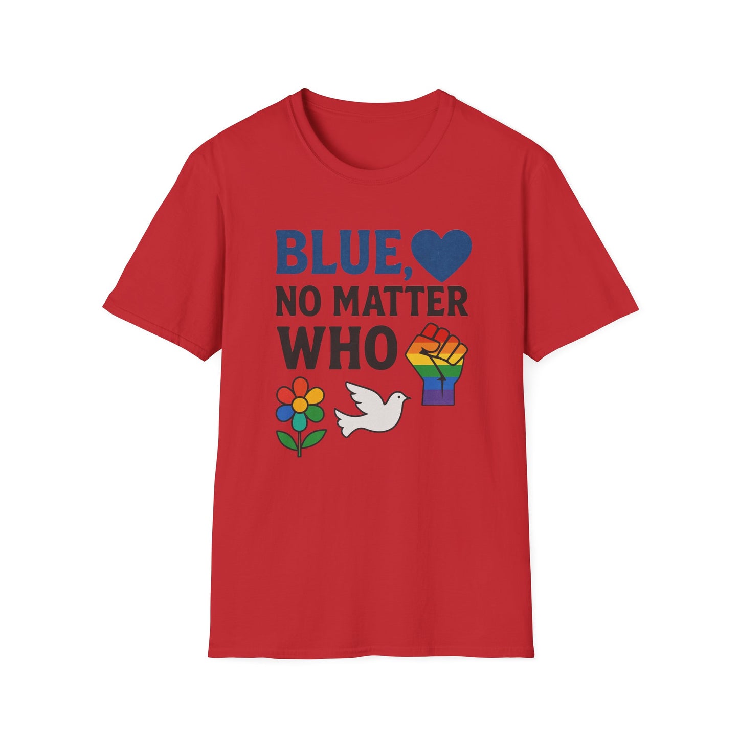 Pride Heart T-Shirt, Unisex LGBTQ+ Tee, Love Wins Shirt, Supportive Apparel, Equality Gift