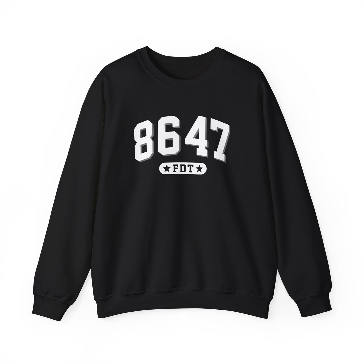 8647 FDT unisex Crewneck Sweatshirt, Stand with FDT Sweatshirt, No Trump Crewneck, Anti-Fascism Sweatshirt, unisex crewneck sweatshirt