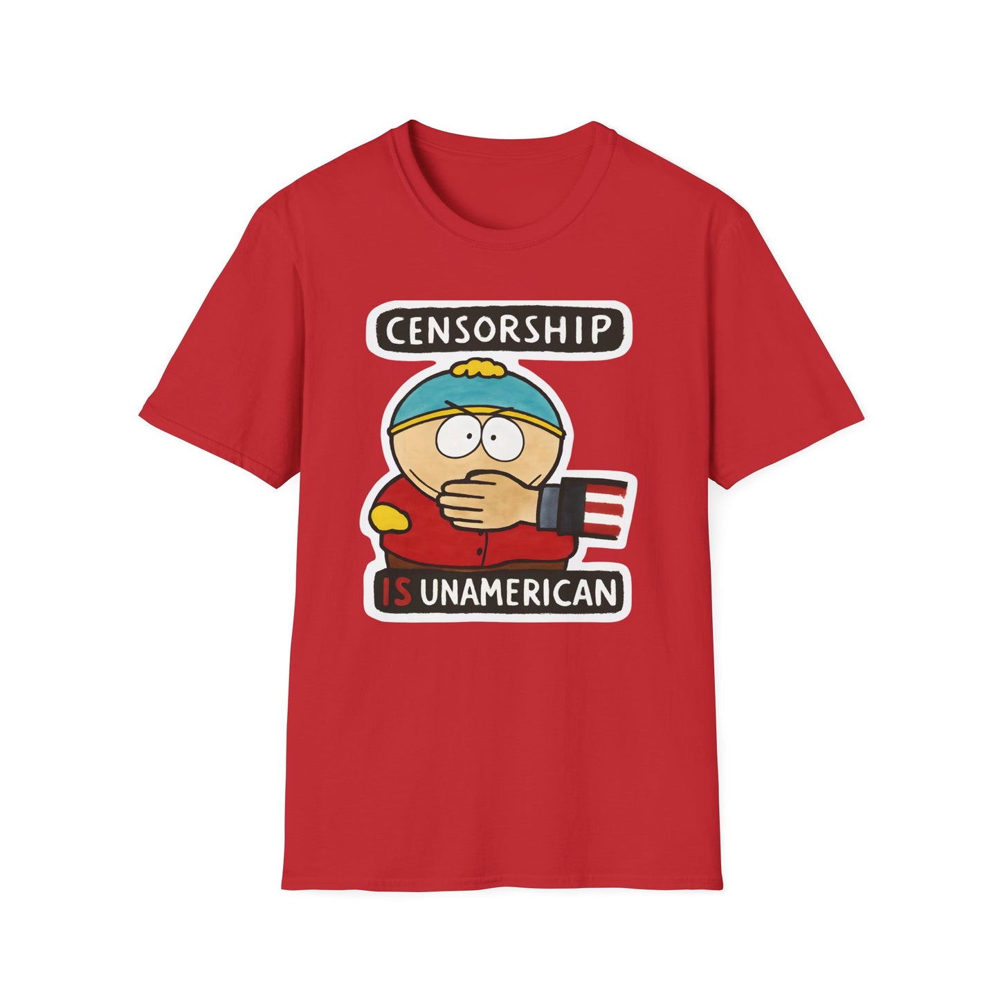 Anti-Censorship unisex Tee, Protest Clothing, Graphic Tee, Casual Wear, Gift for Activists, Free Speech, unamerican censorship tee unisex fit