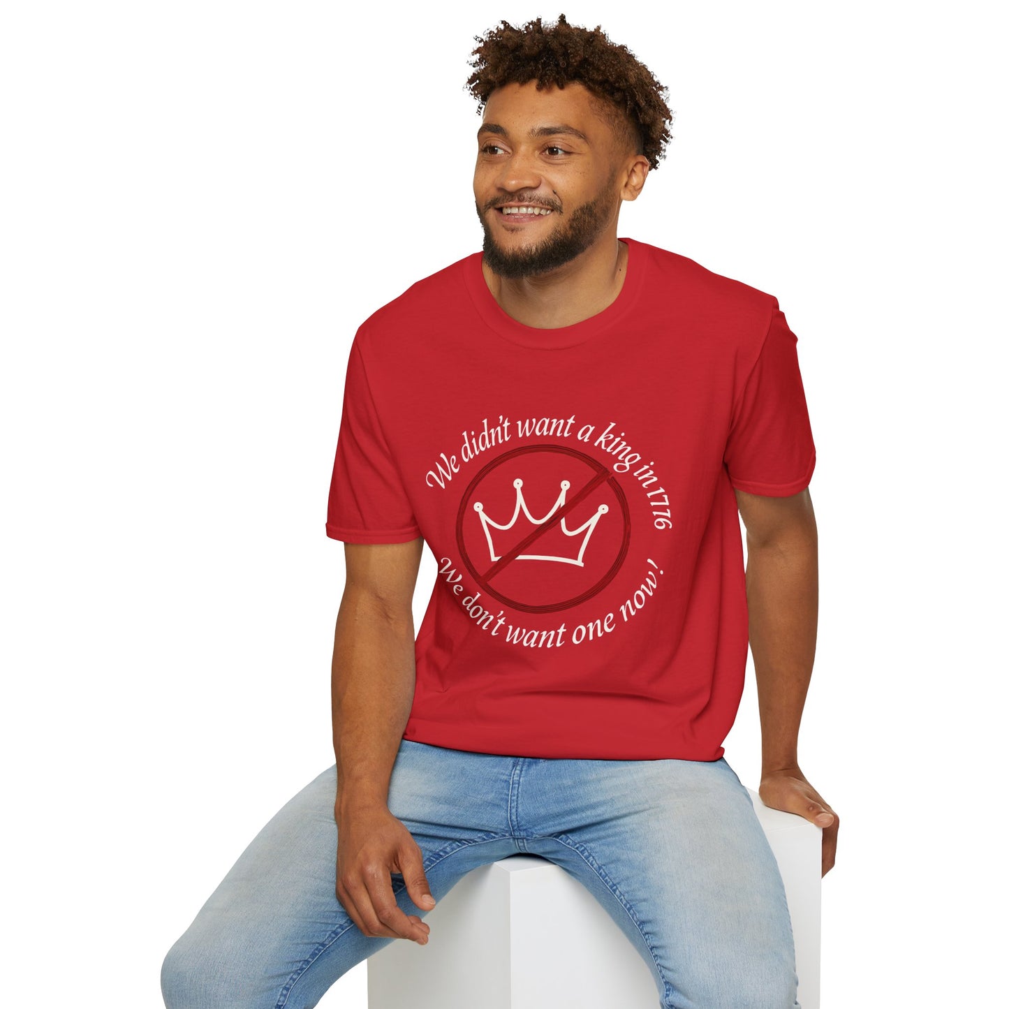 No Kings in 1776 unisex t-shirt, no kings political tee, anti king tee, unisex fit, protest t-shirt, everyday patriot t-shirt