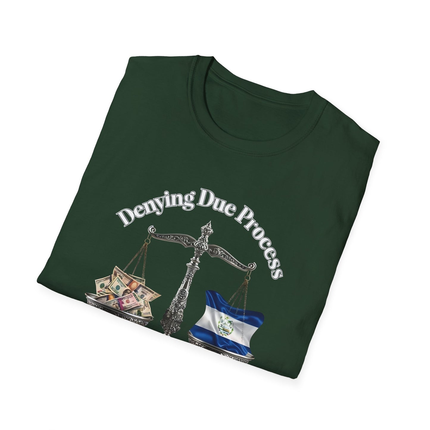 Justice T-Shirt - 'Denying Due Process Is UnAmerican' Graphic Tee, Political Apparel, Gift for Activists, Casual Wear, Statement Shirt