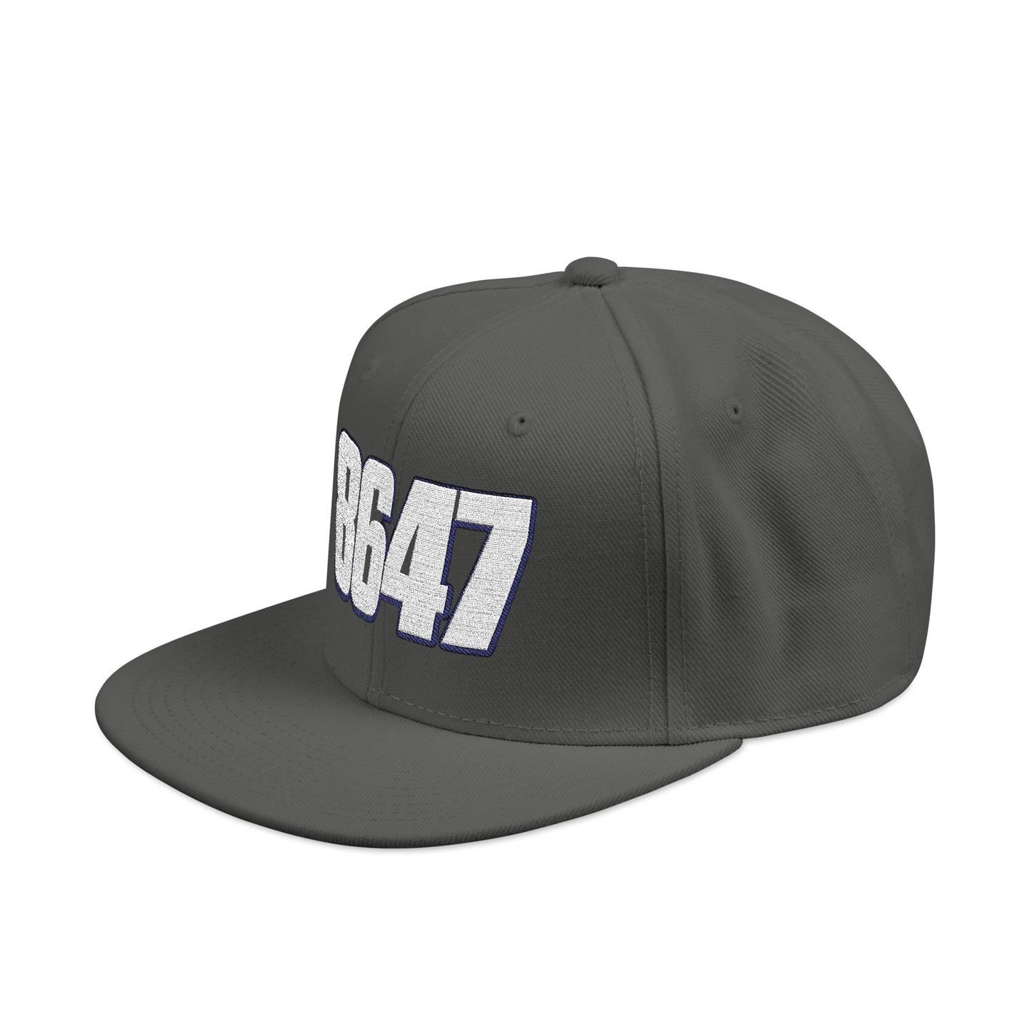 Embroidered 8647 Snapback Cap | Stylish Streetwear Hat | Perfect Gift for Him, Customizable Vintage Hat, Casual Fashion