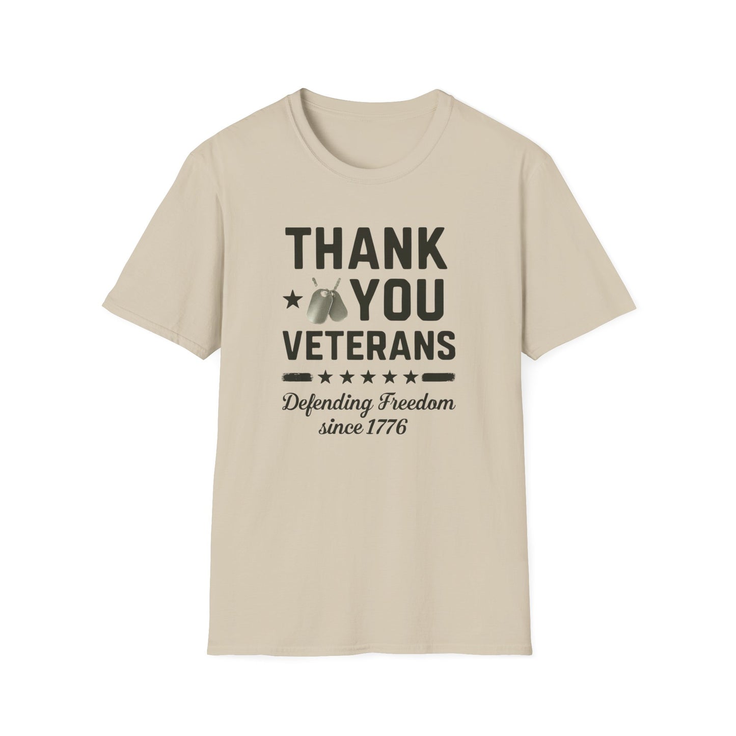 Thank You Veterans, Defending Freedom since 1776 unisex tshirt, 4th of july tee, patriotic tshirt, honor your local vet shirt