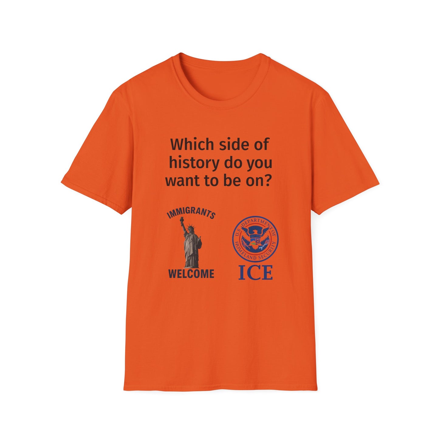 Which Side of History Do You Want to Be On? | Unisex Equal Rights Protest T-Shirt | Multicolored Fist Graphic Tee | Social Justice Shirt