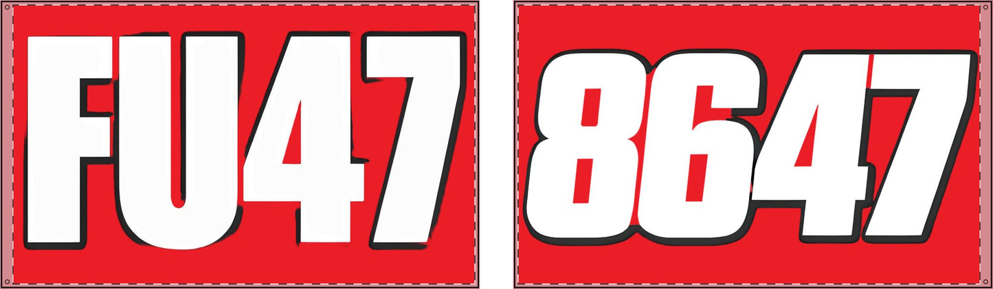 FU47/ 8647 Custom Double Sided Flag for Events, Resistance Flag, Protest Banner, Unique Gift, Festive Display, Home or Yard