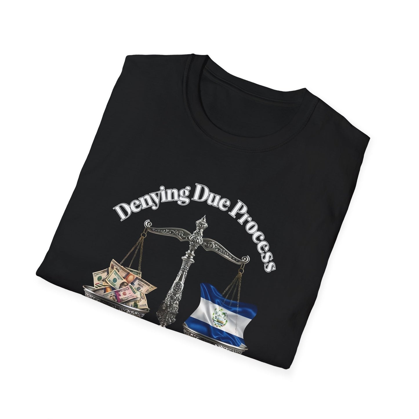 Justice T-Shirt - 'Denying Due Process Is UnAmerican' Graphic Tee, Political Apparel, Gift for Activists, Casual Wear, Statement Shirt