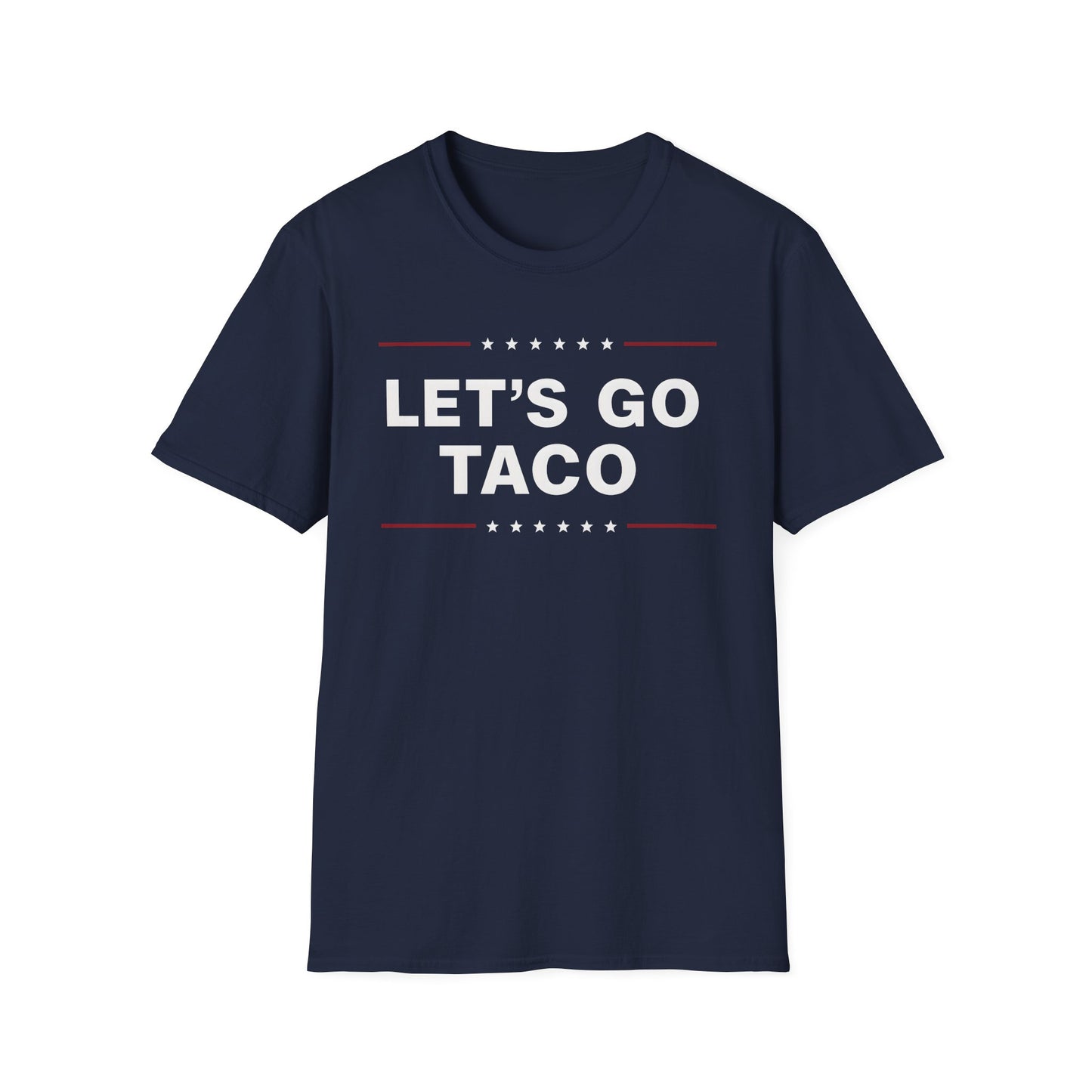 Let's Go Taco Unisex Softstyle T-Shirt, Taco Lover Gift, Funny Foodie Shirt, Casual Wear, Taco Tuesday Tee