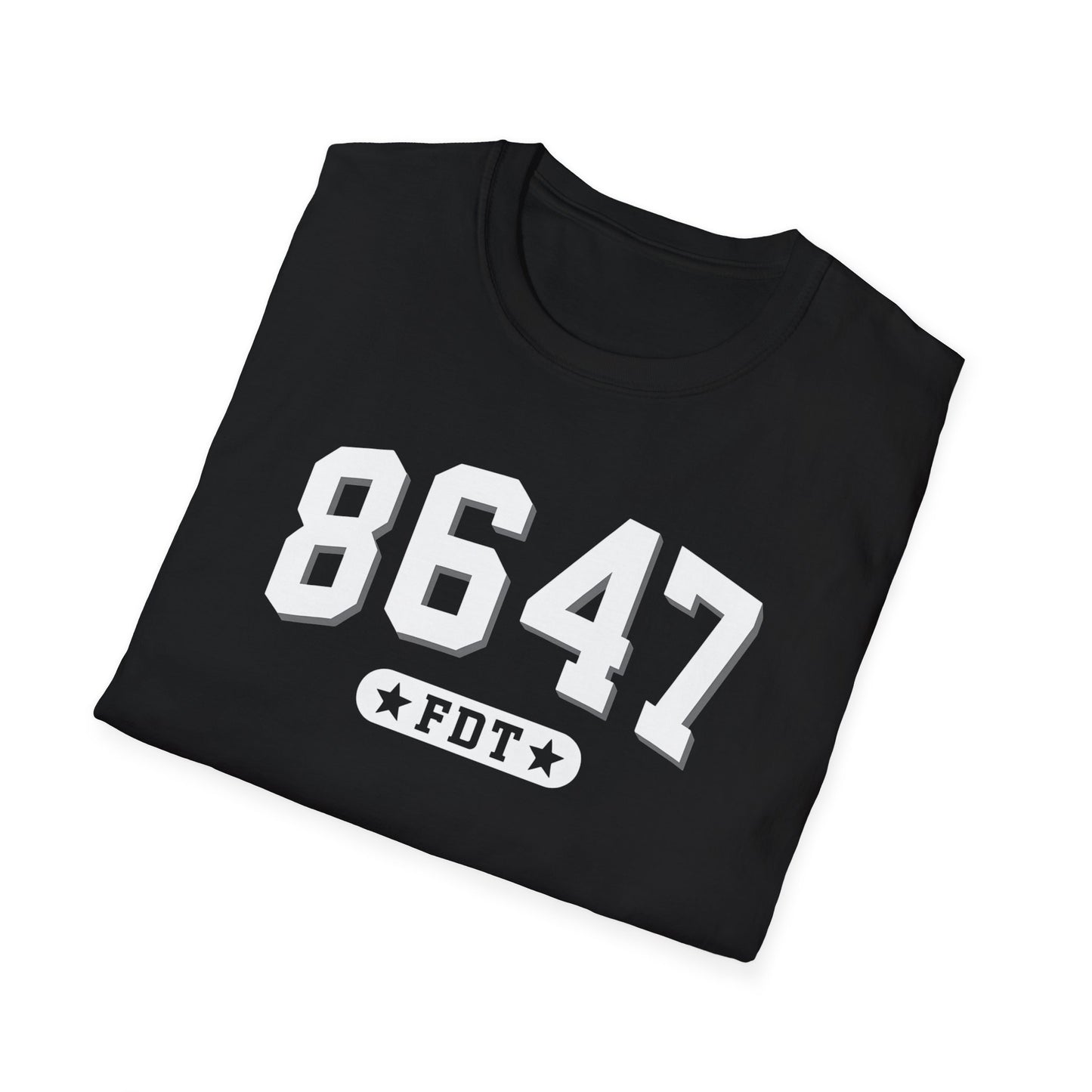8647 FDT T-Shirt, Unisex Softstyle Tee, anti trump tee, resistance tee, FDT tshirt, protest tee, statement tshirt