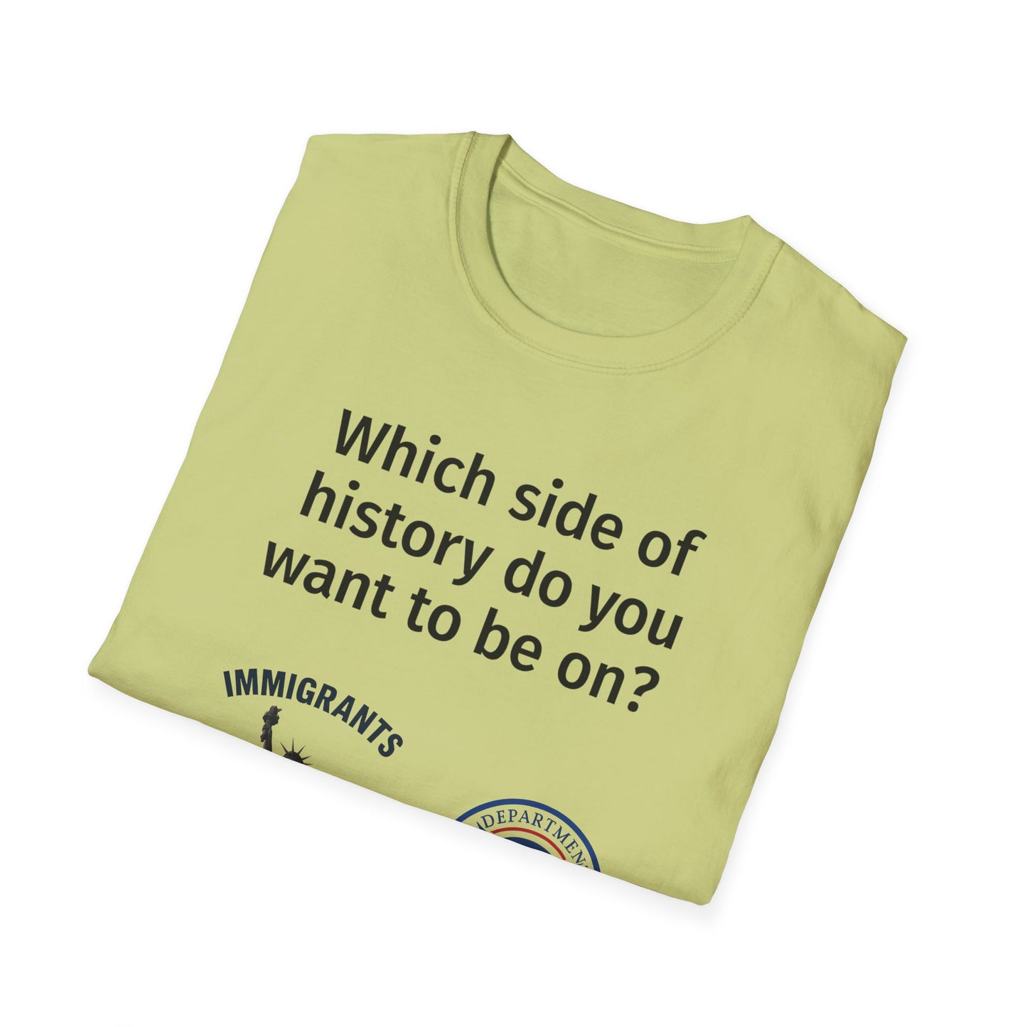 Which Side of History Do You Want to Be On? | Unisex Equal Rights Protest T-Shirt | Multicolored Fist Graphic Tee | Social Justice Shirt