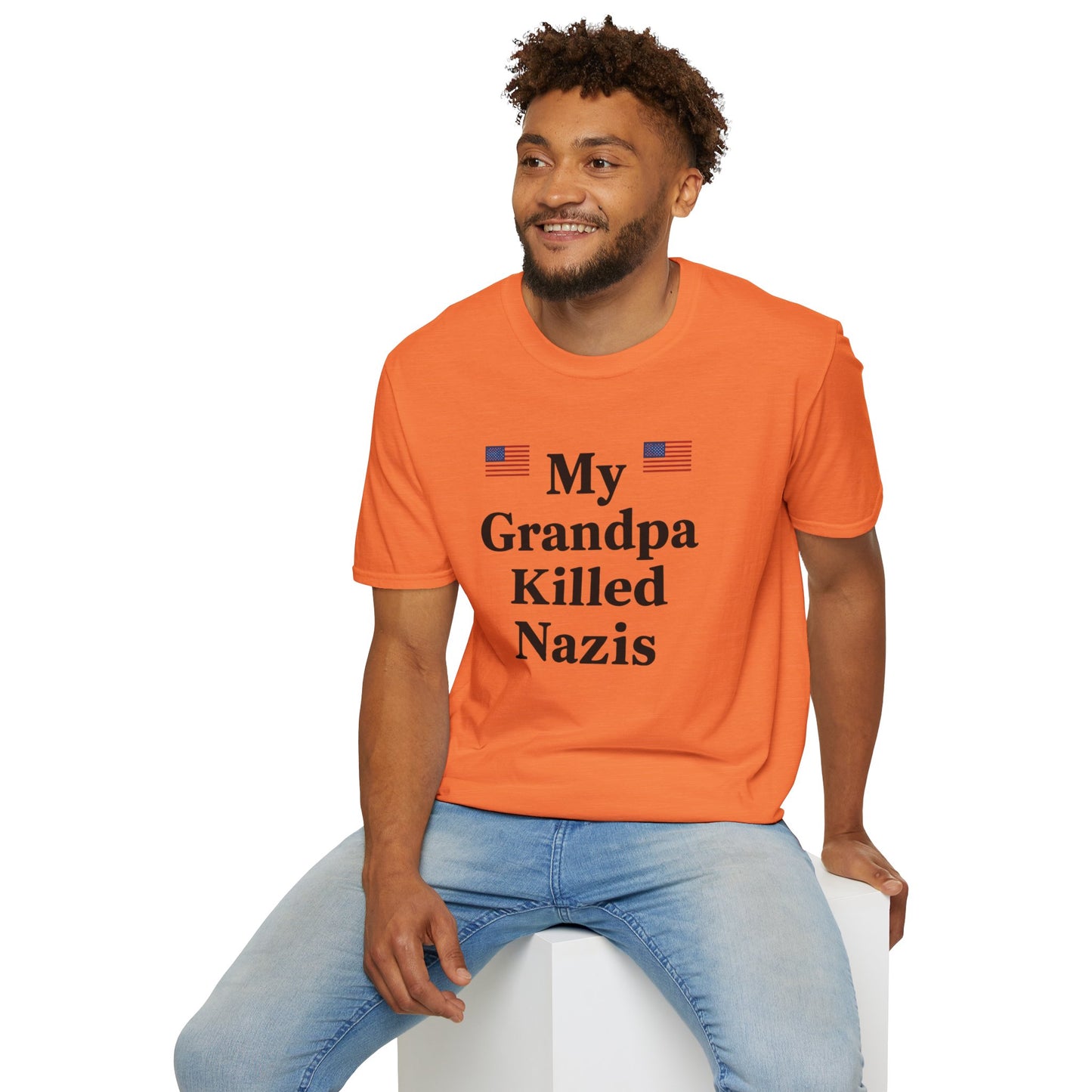 Patriotic T-Shirt - My Grandpa Killed Nazis, History Shirt, Military Pride Tee, Veteran Gift, USA Apparel