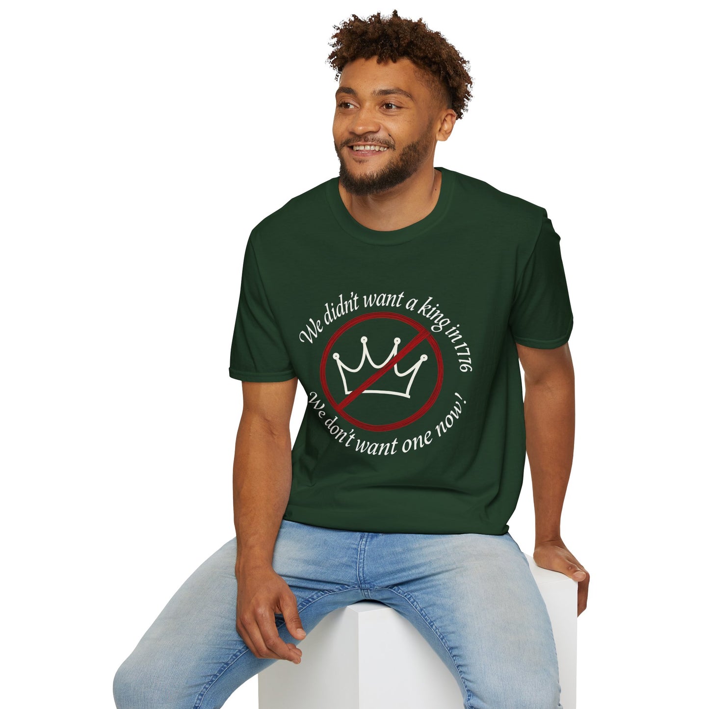 No Kings in 1776 unisex t-shirt, no kings political tee, anti king tee, unisex fit, protest t-shirt, everyday patriot t-shirt