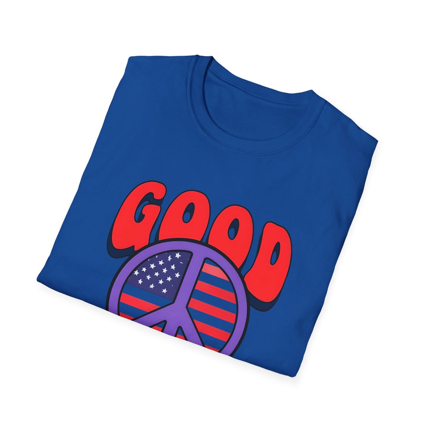 Peace & Good Trouble Unisex T-Shirt, Retro Graphic Tee, Casual Wear, Gift for Activists, July 4th Celebration Shirt
