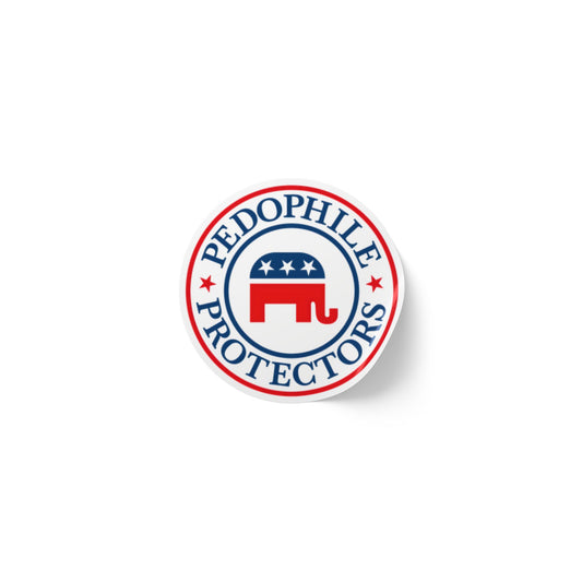 Political Round Sticker Labels, GOP Elephant Stickers, Custom Labels for Events, Party Favors, Fundraising, Campaign Supplies