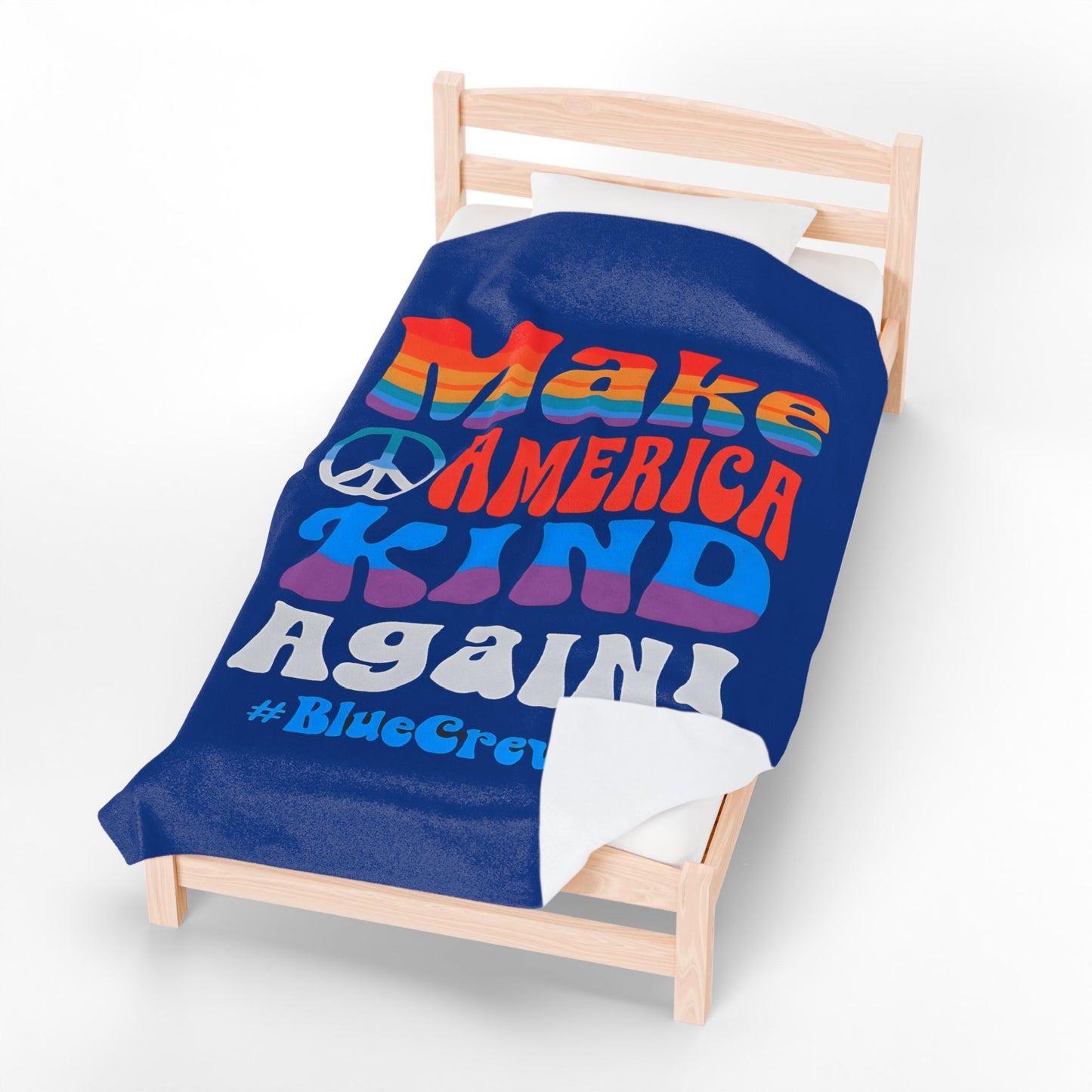 Make America Kind Again Plush Blanket - Cozy Gift for Kindness Advocates, Living Room Decor, Comfy Throw, Soft Blanket for All Ages, [...]