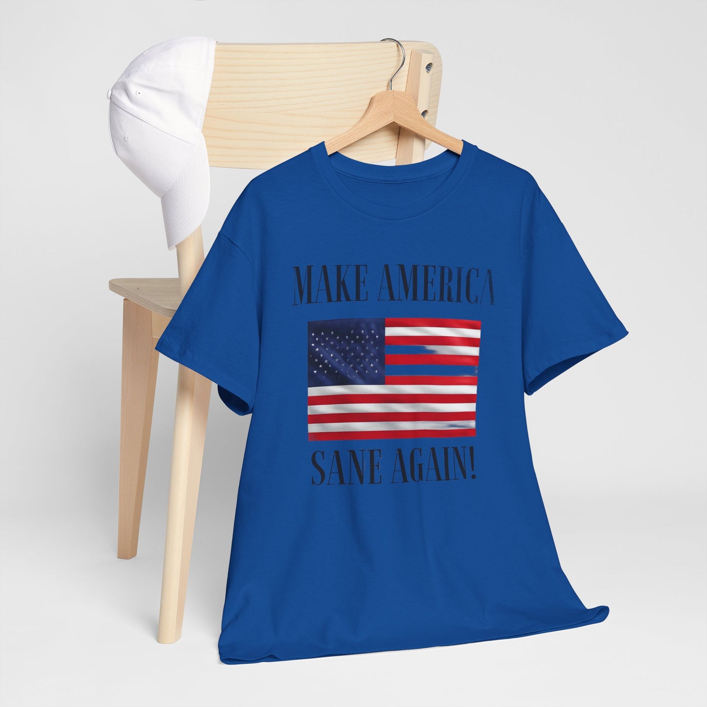 Make America Sane Again! T-Shirt, Unisex Graphic T-Shirt, Political Statement Tee, Anti Fascism, Anti MAGA