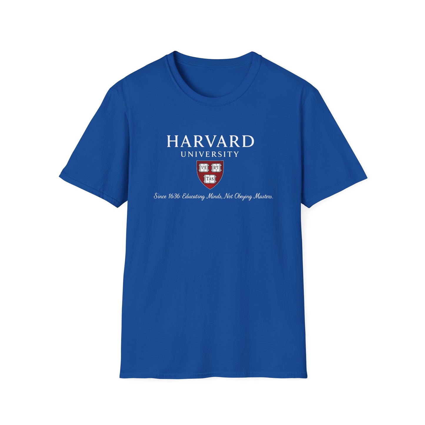 Harvard University - Since 1636: unisex t-shirt, antigovernment shirt, no masters tee, hands off universities t-shirt, law shirt