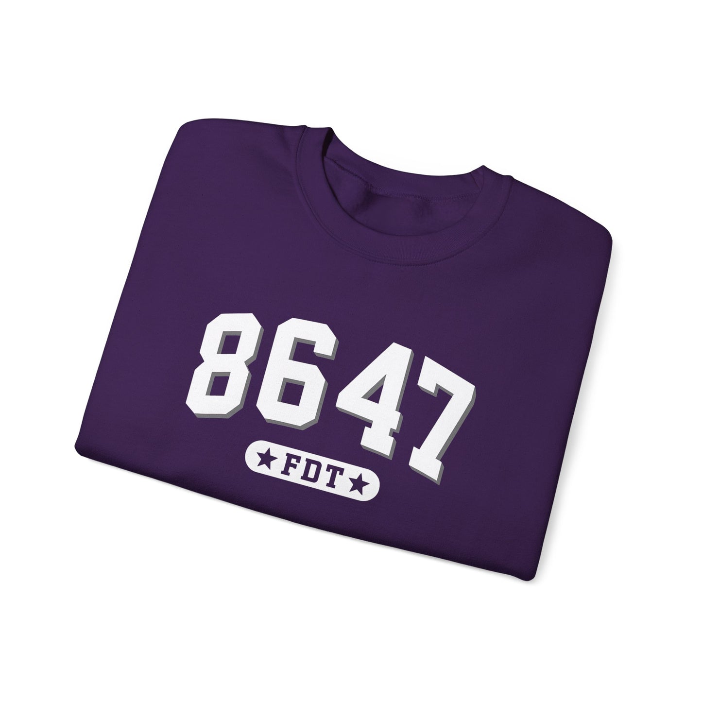 8647 FDT unisex Crewneck Sweatshirt, Stand with FDT Sweatshirt, No Trump Crewneck, Anti-Fascism Sweatshirt, unisex crewneck sweatshirt