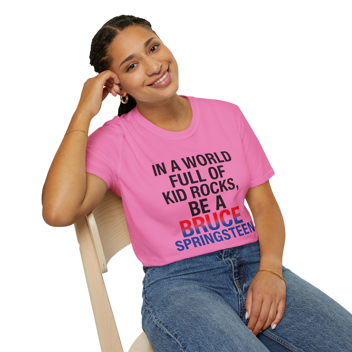 Be a Bruce Springsteen T-Shirt - Be a Bruce Springsteen, Music Lover Gift, Casual Tee, Concert Outfit, Unique Design