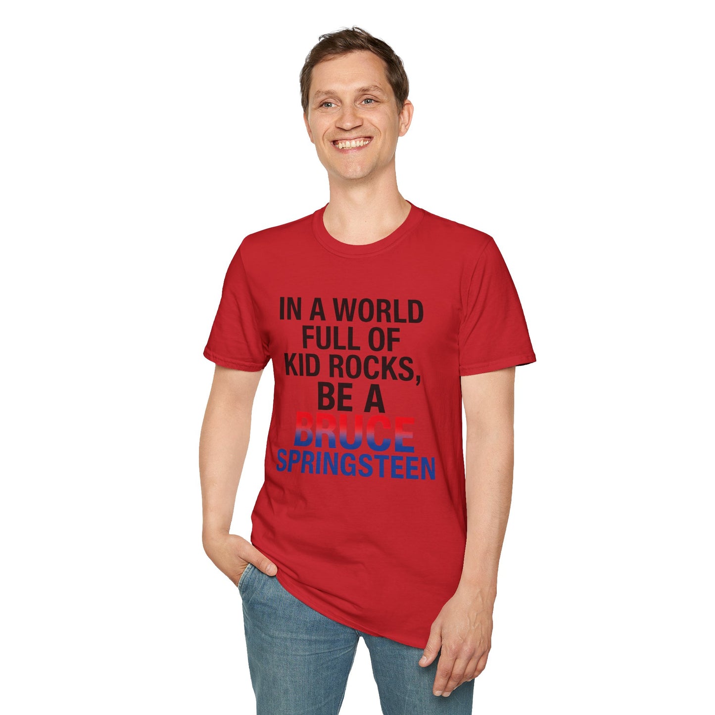 Be a Bruce Springsteen T-Shirt - Be a Bruce Springsteen, Music Lover Gift, Casual Tee, Concert Outfit, Unique Design
