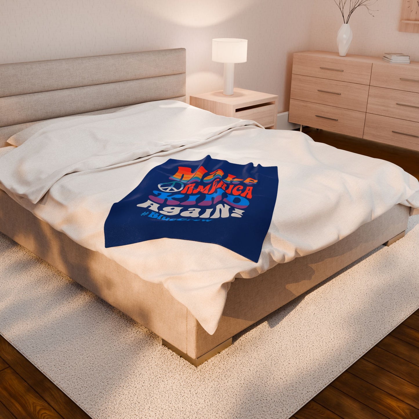 Make America Kind Again Plush Blanket - Cozy Gift for Kindness Advocates, Living Room Decor, Comfy Throw, Soft Blanket for All Ages, [...]