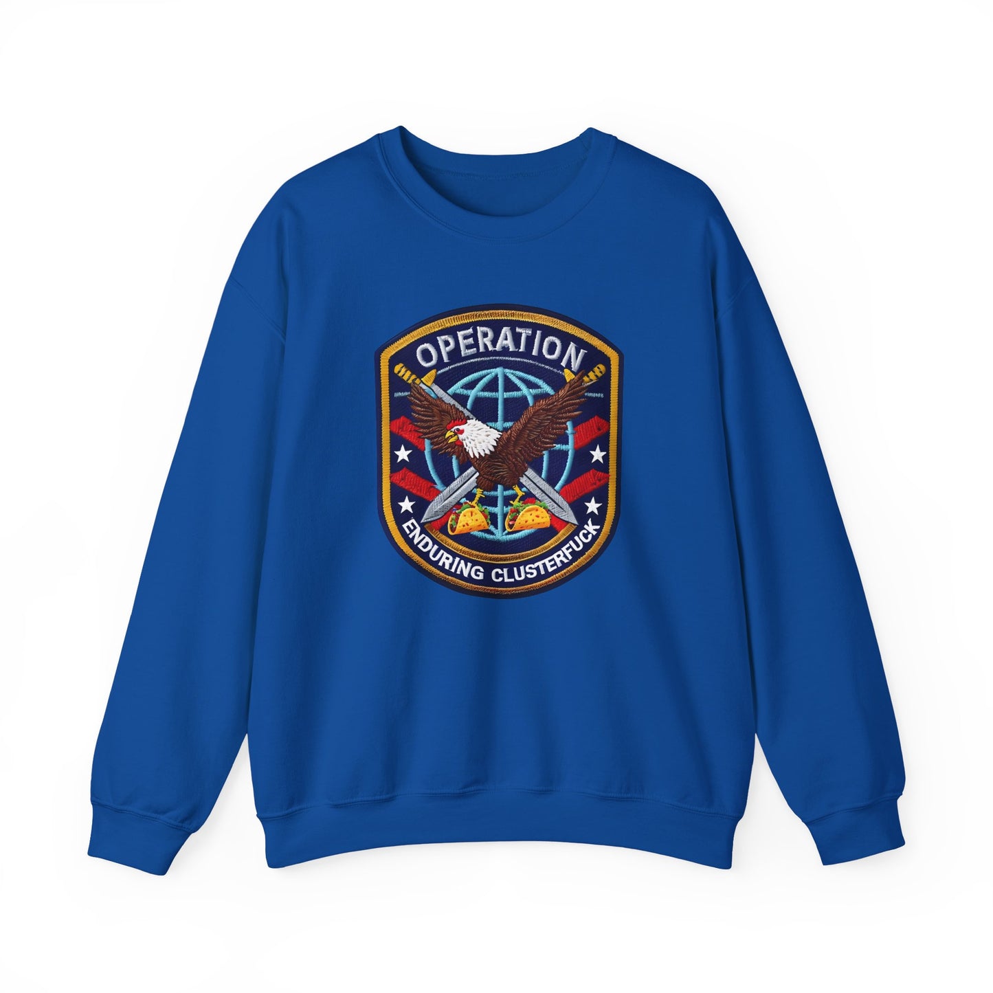 Operation Enduring Clusterfuck crewneck Sweatshirt, Political Statement Sweatshirt, Anti Fascism Sweatshirt, Support Ukraine Crew Neck