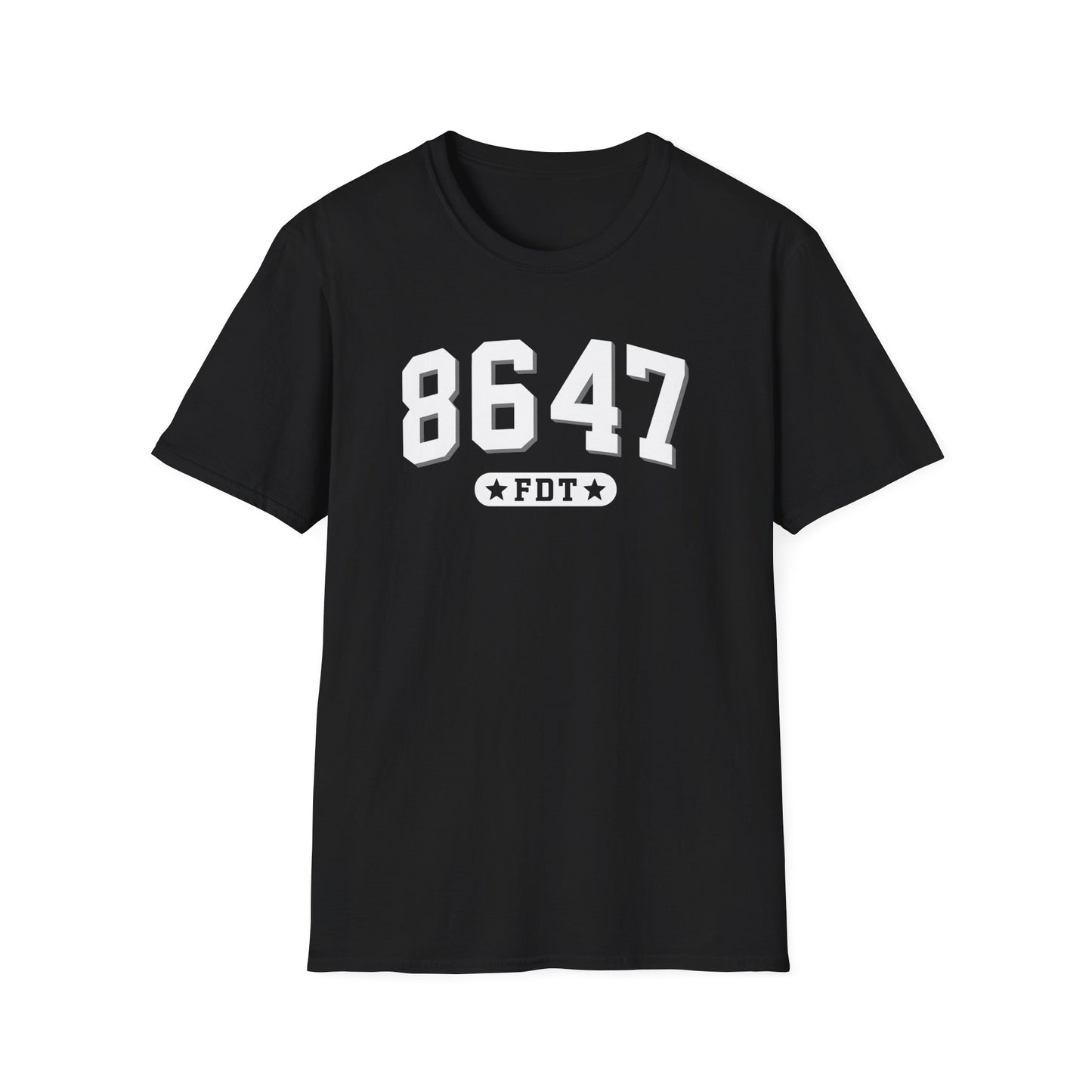 8647 FDT T-Shirt, Unisex Softstyle Tee, anti trump tee, resistance tee, FDT tshirt, protest tee, statement tshirt