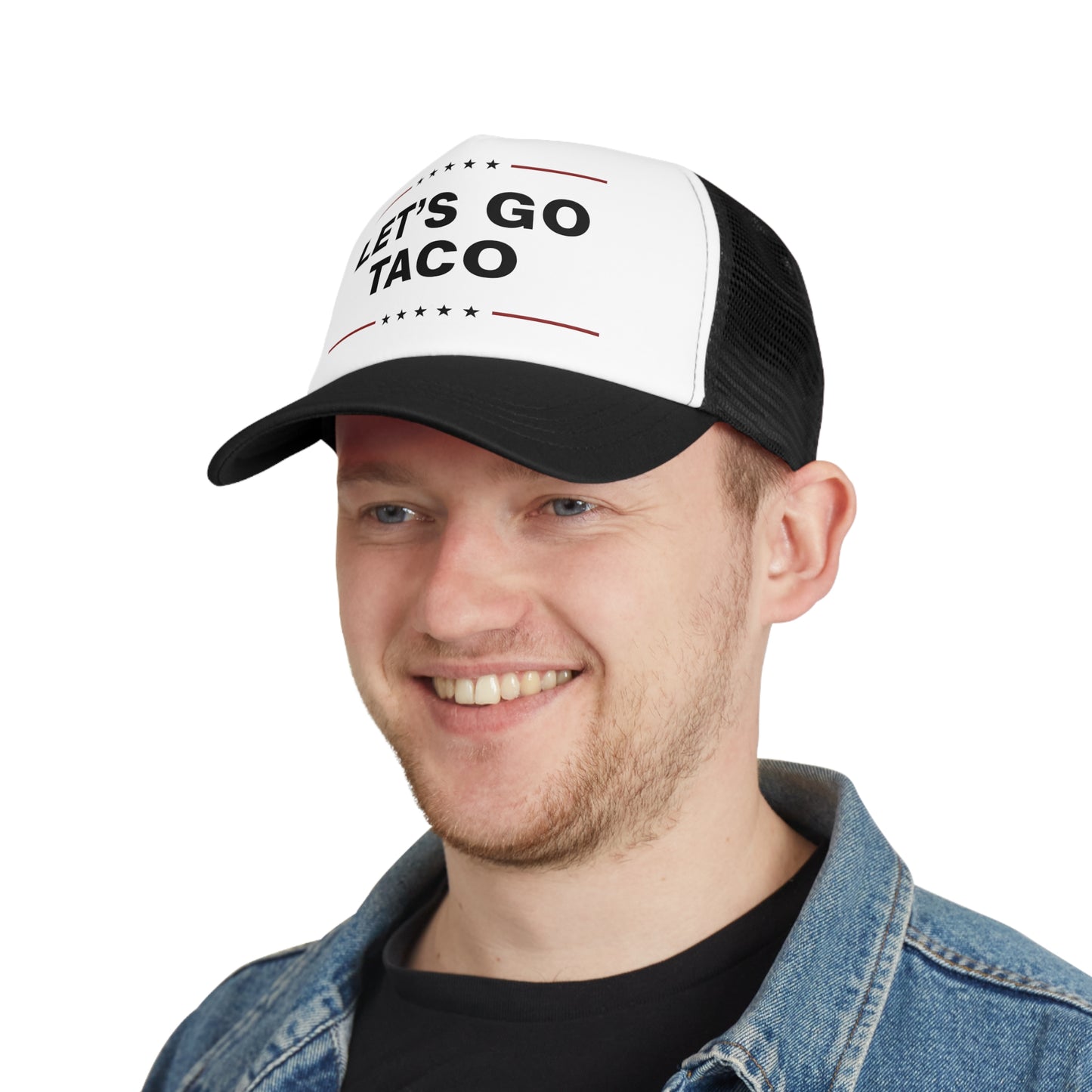 Let's Go Taco Mesh Cap - Impeach the Taco, Nacho President Hat, Humor Gift for Food Lovers, Party Accessory, Cinco de Mayo Party
