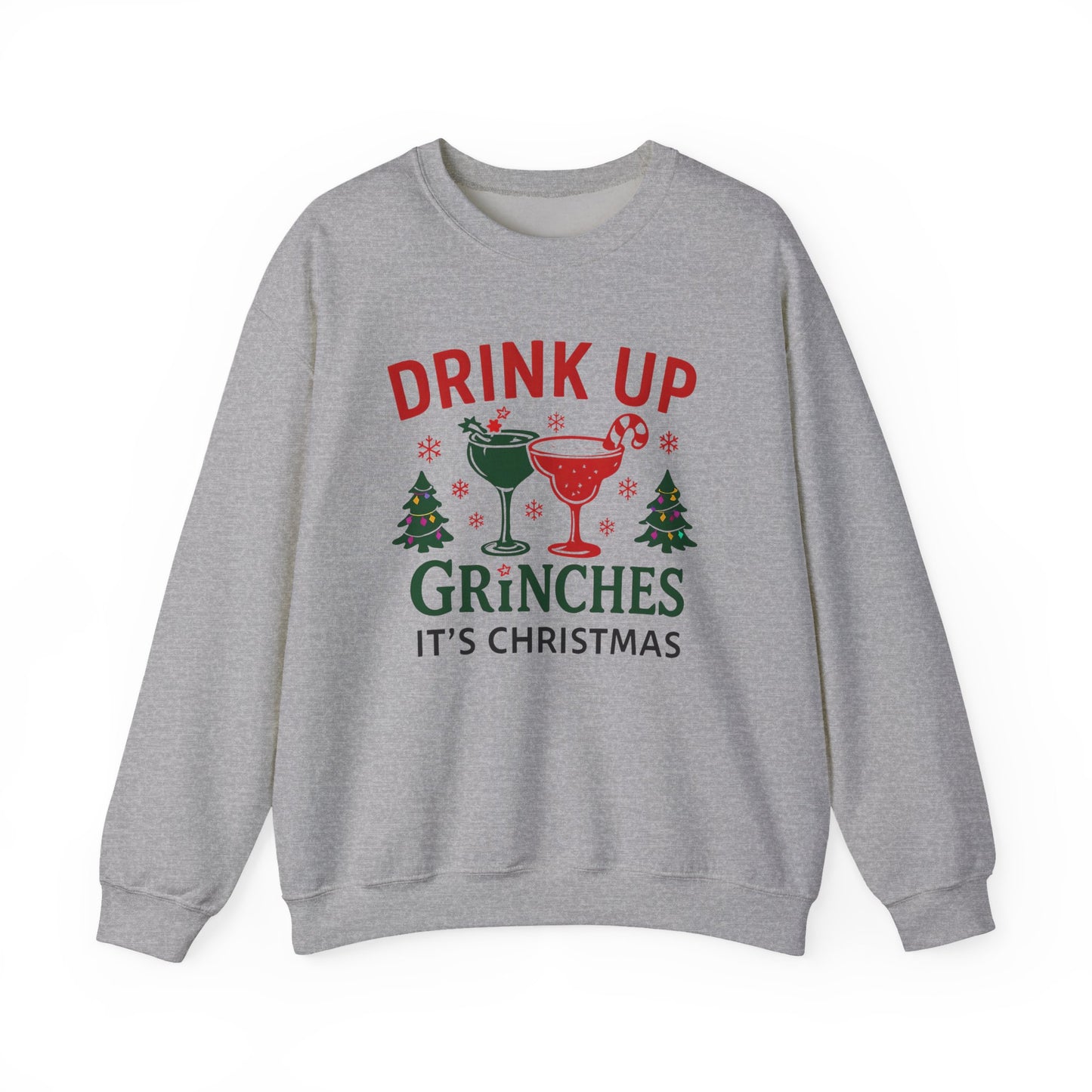 Drink Up Grinches - Its Christmas unisex crewneck Festive Holiday Sweatshirt, Drink Up Grinches Crewneck, Christmas Gift, Ugly Sweater Alternative, Family Gathering Outfit, Winter [...]