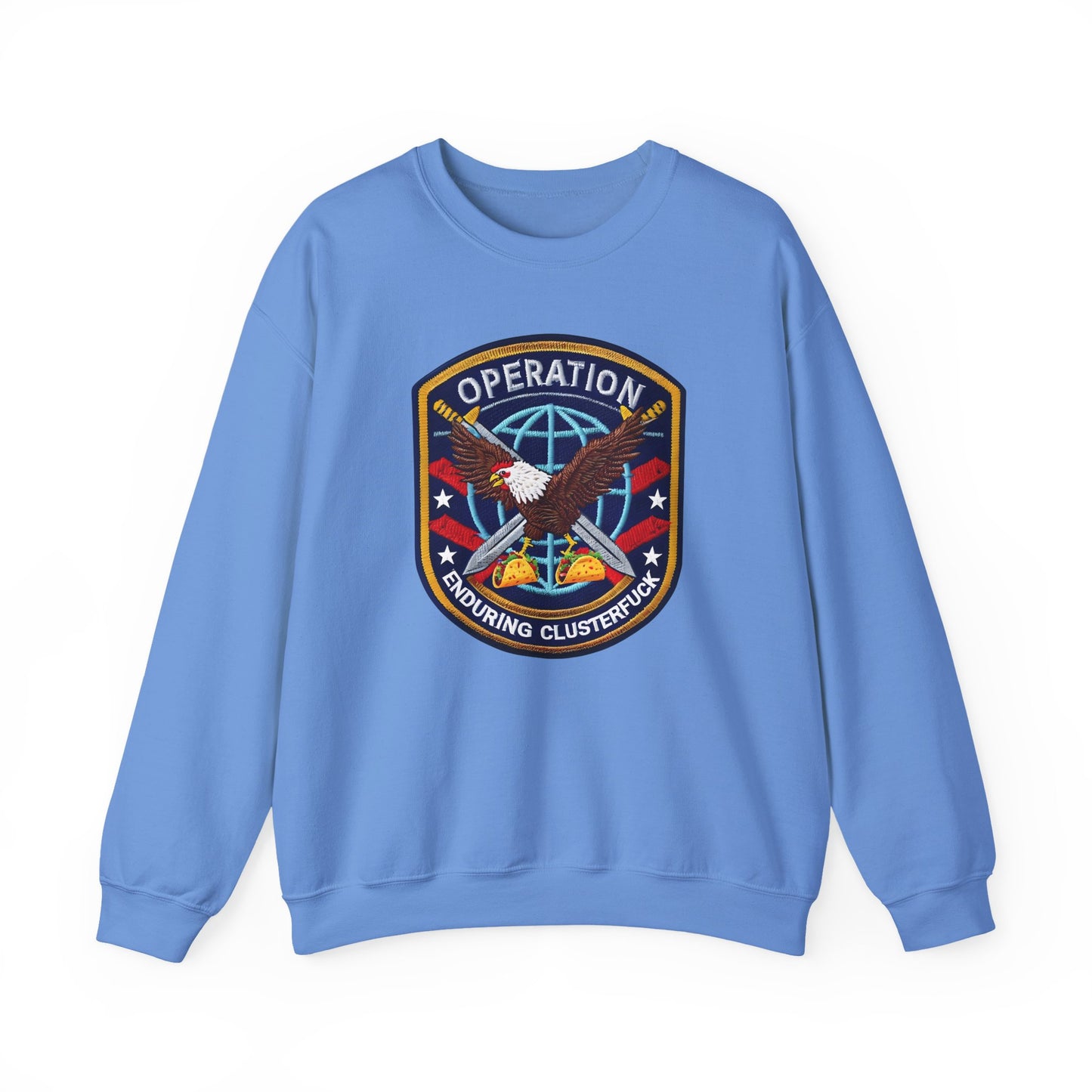 Operation Enduring Clusterfuck crewneck Sweatshirt, Political Statement Sweatshirt, Anti Fascism Sweatshirt, Support Ukraine Crew Neck