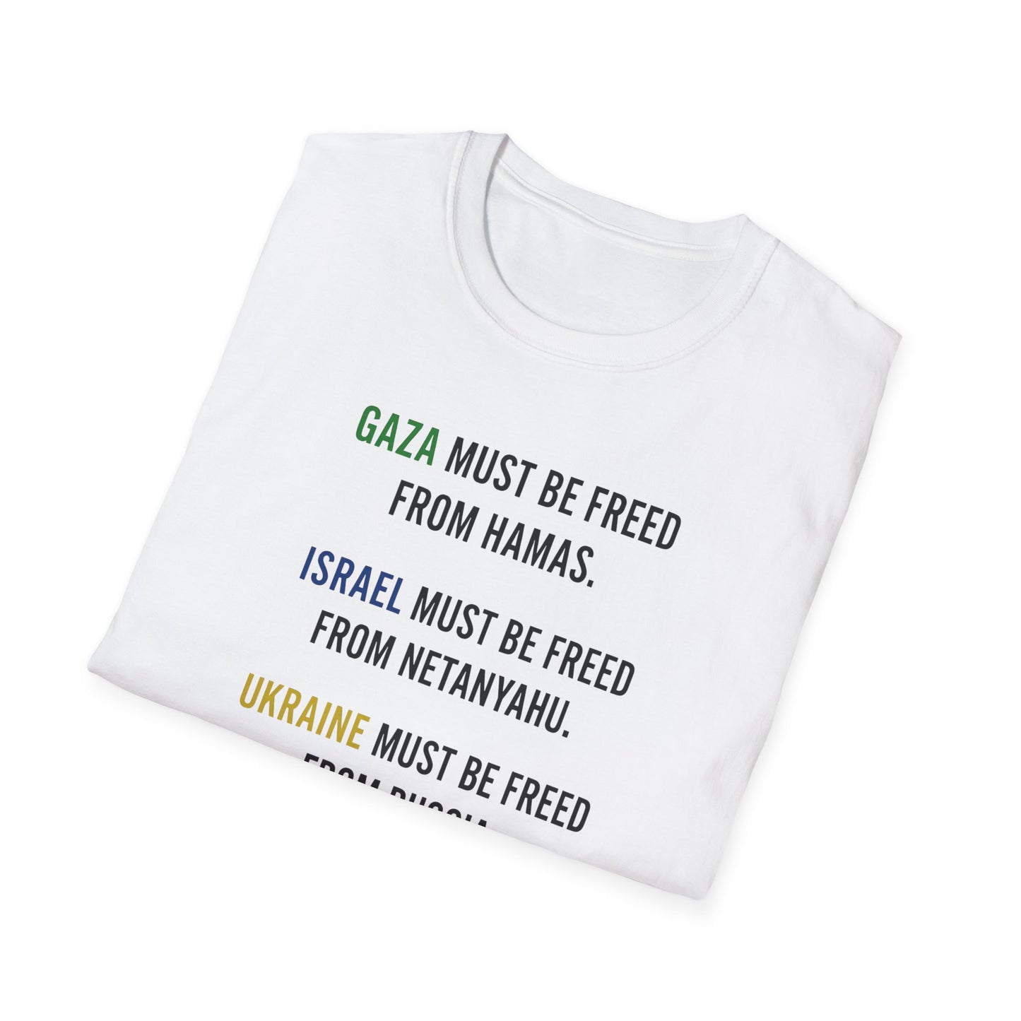 Protest Statement T-Shirt | Graphic Tee for Activists | Unisex Softstyle Shirt | Comfortable Casual Wear | Social Justice Fashion | [...]