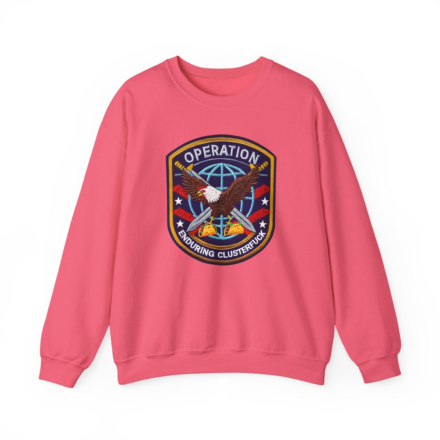 Operation Enduring Clusterfuck crewneck Sweatshirt, Political Statement Sweatshirt, Anti Fascism Sweatshirt, Support Ukraine Crew Neck