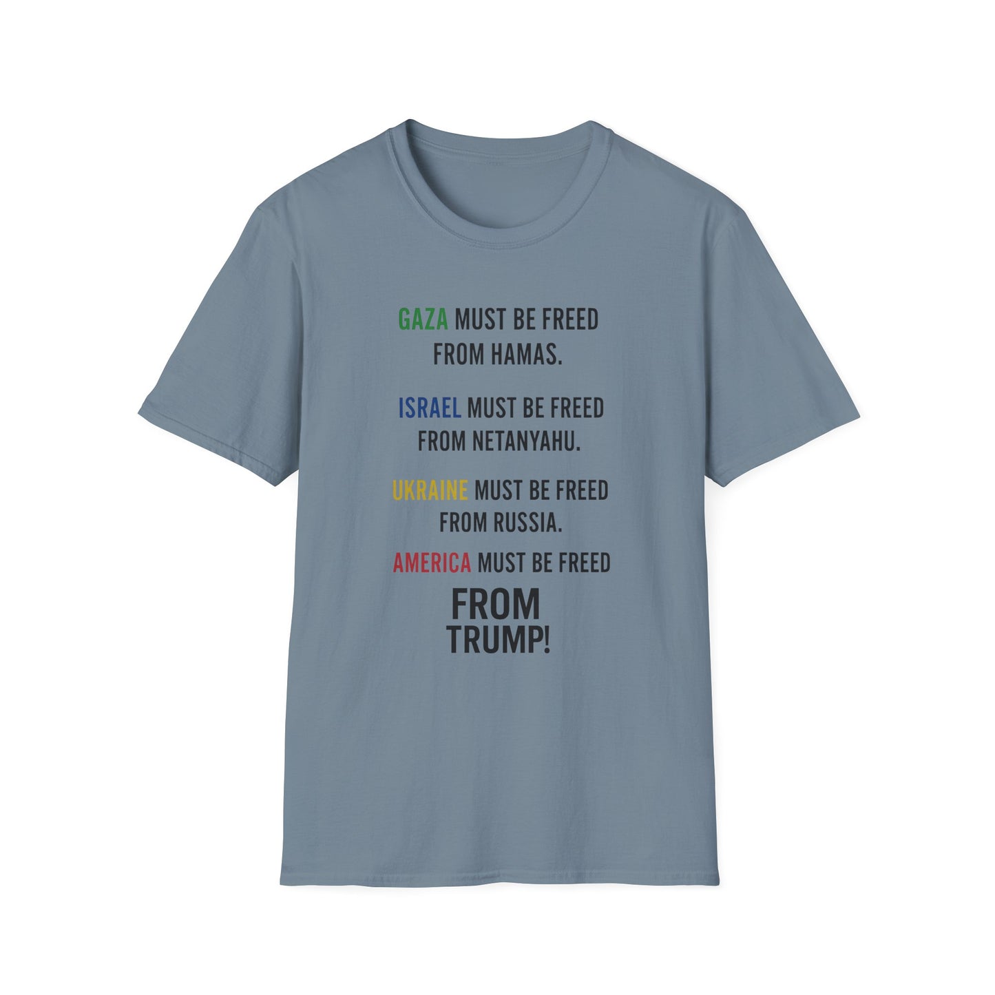 Protest Statement T-Shirt | Graphic Tee for Activists | Unisex Softstyle Shirt | Comfortable Casual Wear | Social Justice Fashion | [...]