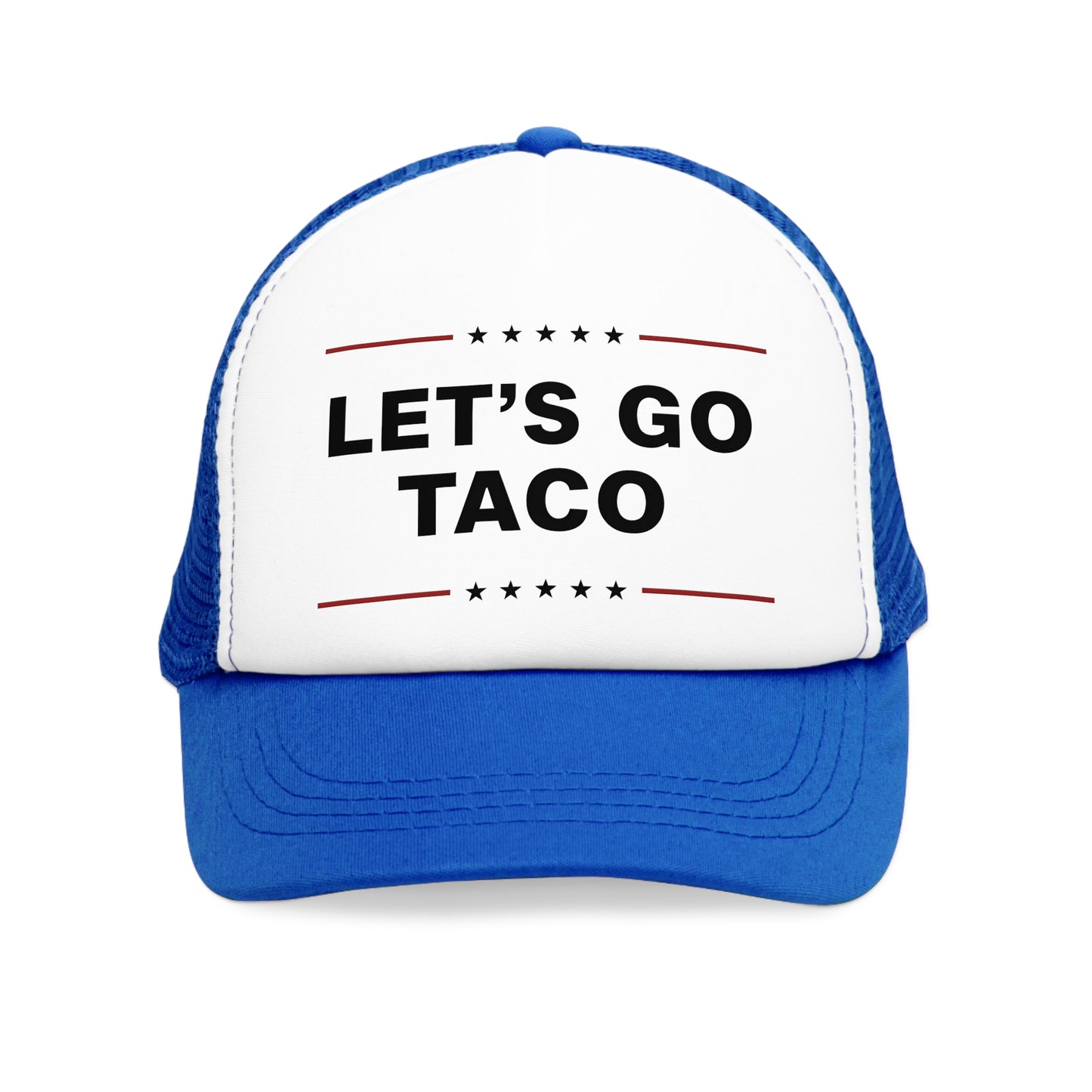 Let's Go Taco Mesh Cap - Impeach the Taco, Nacho President Hat, Humor Gift for Food Lovers, Party Accessory, Cinco de Mayo Party