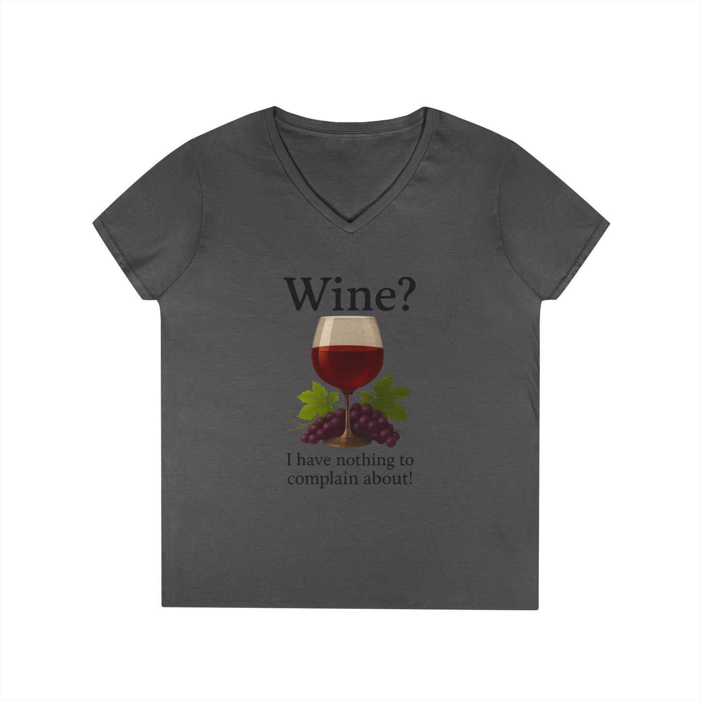 Wine Lover's V-Neck T-Shirt, Fun Wine Quote Tee, Gifts for Her, Casual Summer Top, Ladies' Wine Shirt