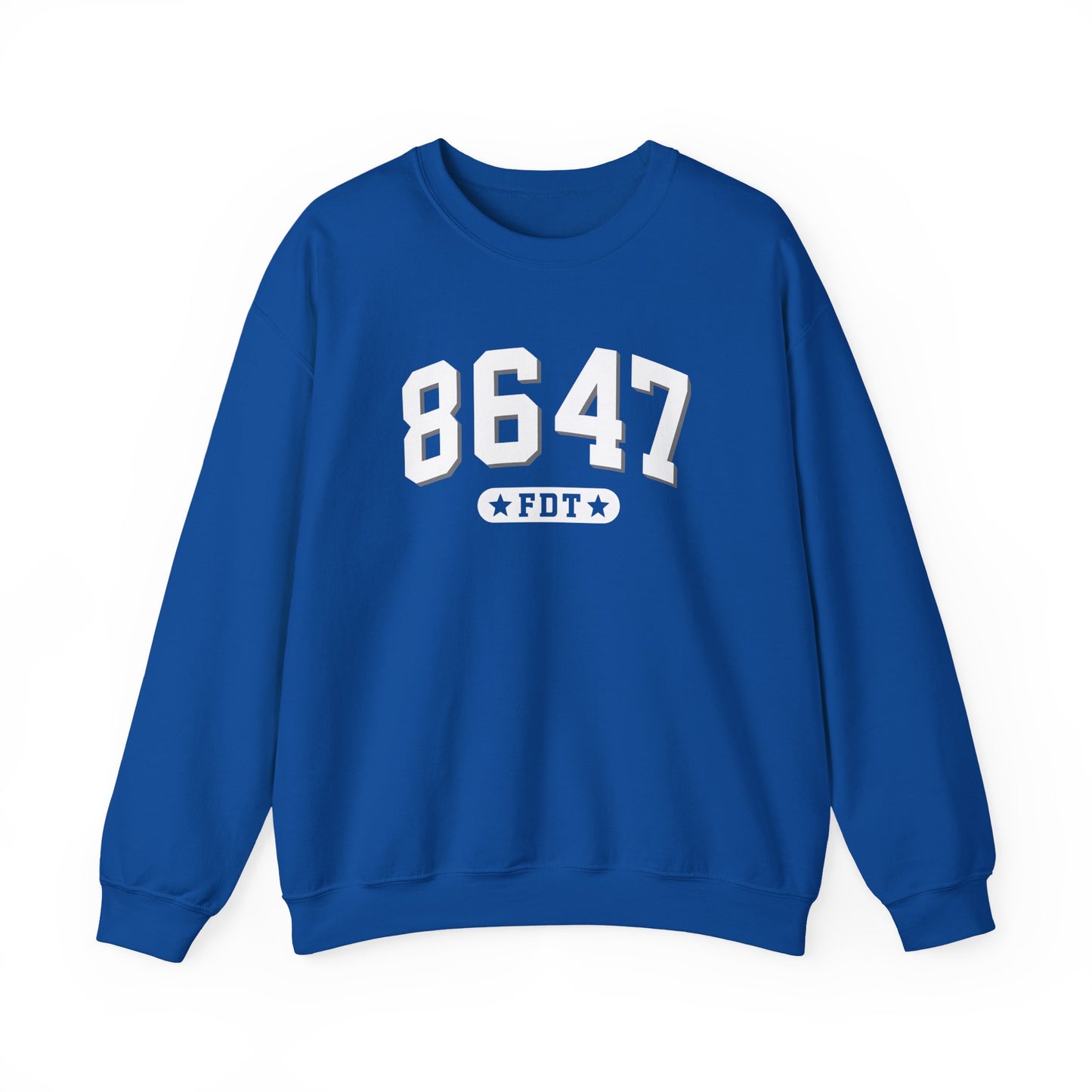 8647 FDT unisex Crewneck Sweatshirt, Stand with FDT Sweatshirt, No Trump Crewneck, Anti-Fascism Sweatshirt, unisex crewneck sweatshirt