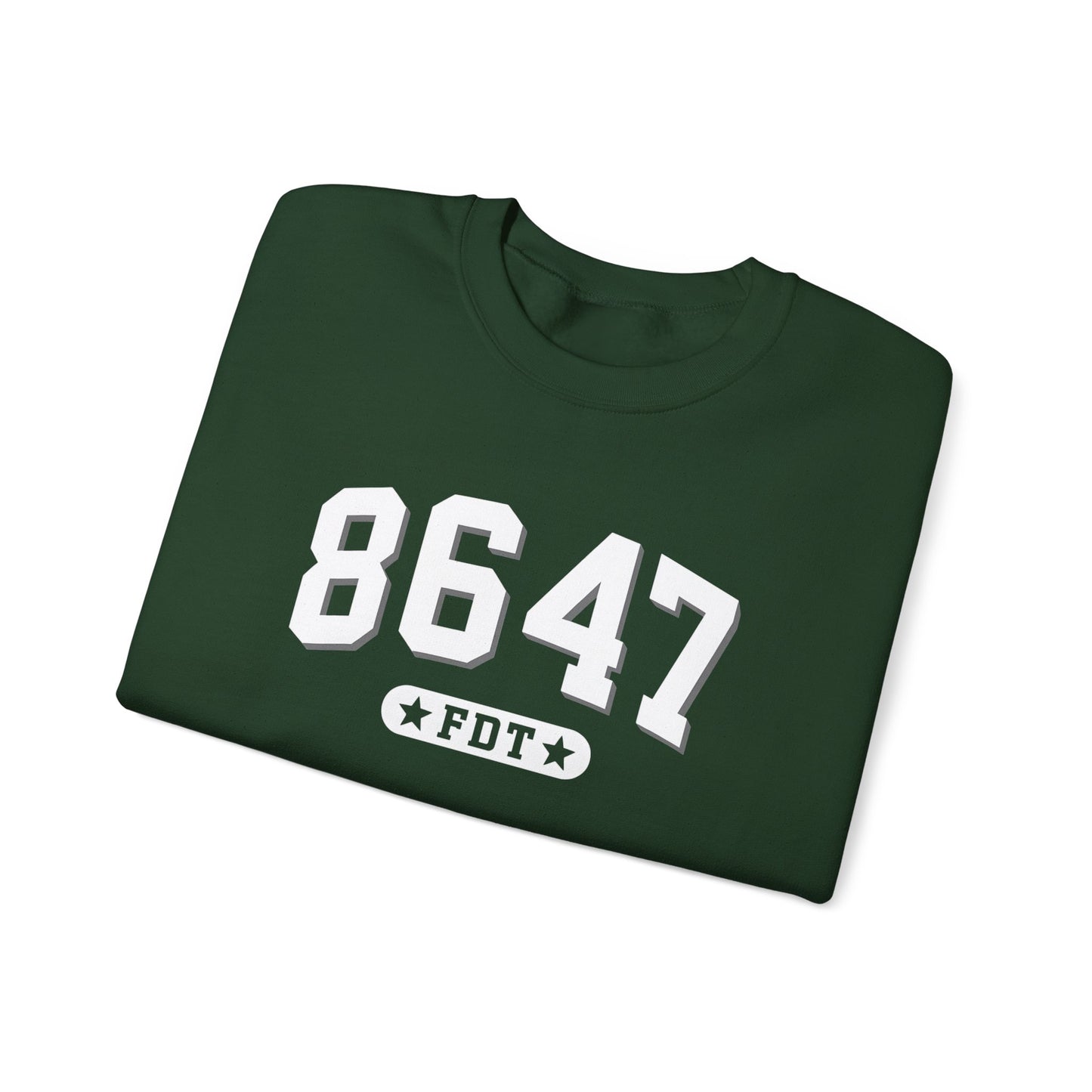 8647 FDT unisex Crewneck Sweatshirt, Stand with FDT Sweatshirt, No Trump Crewneck, Anti-Fascism Sweatshirt, unisex crewneck sweatshirt