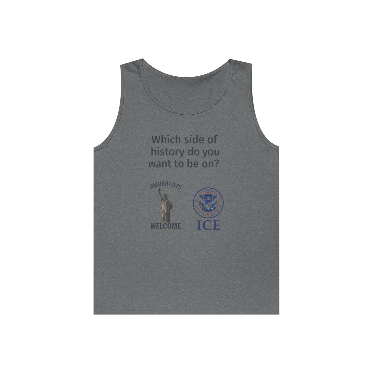 Liberty vs. ICE Tank Top - Welcome Immigrants, Advocacy Apparel, Social Justice Gear, Thought-Provoking Summer Wear, Casual [...]