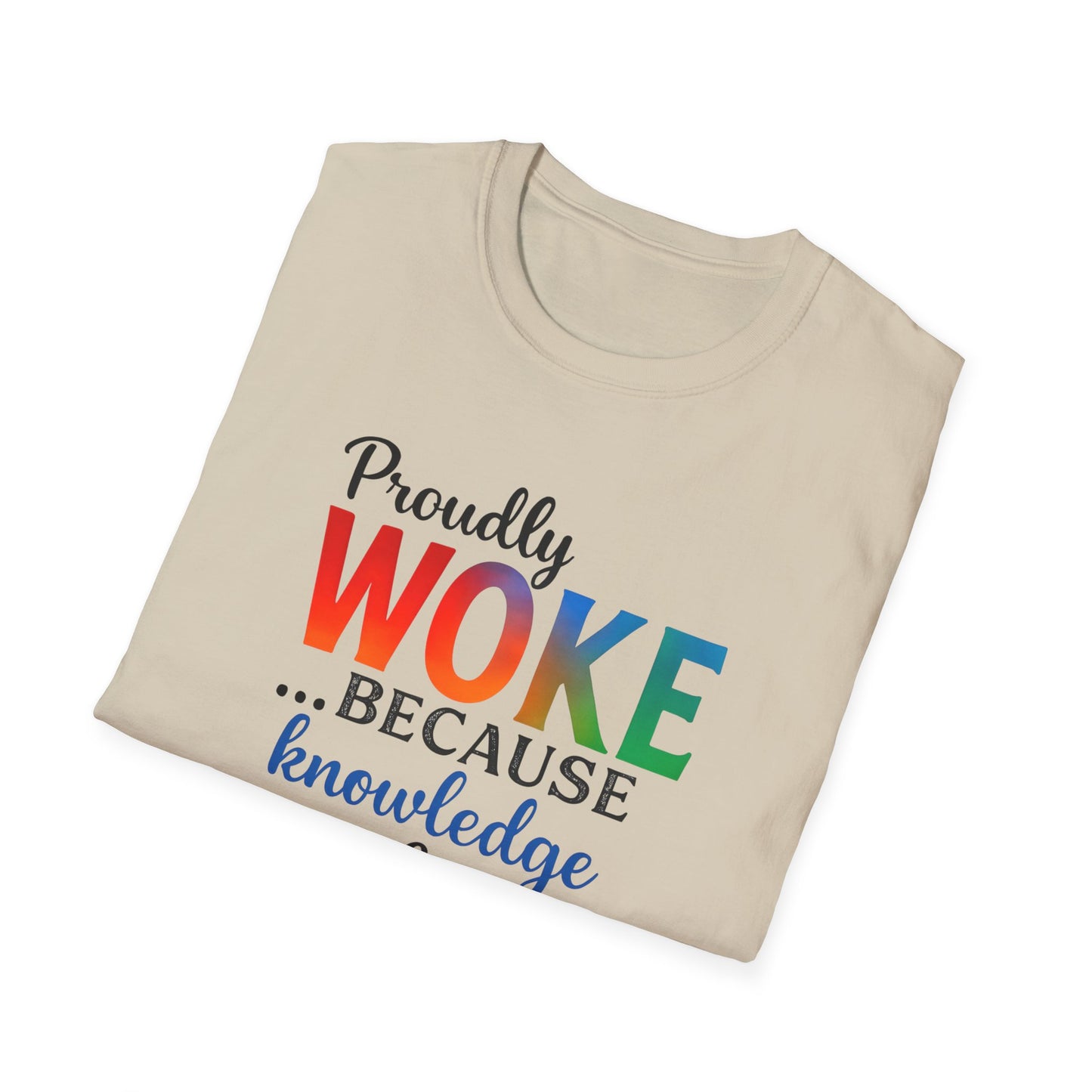 Woke Message Unisex T-Shirt, Softstyle Tee for Activism, Awareness, Unique Gift for Friends, Social Justice Apparel, Comfortable [...]