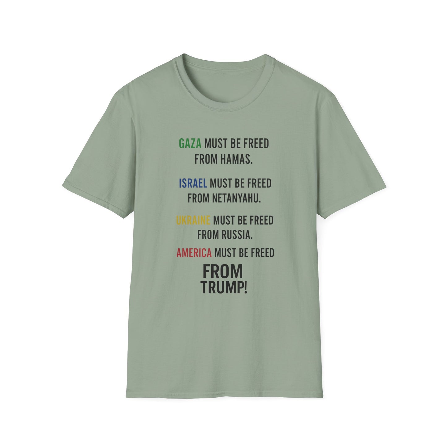Protest Statement T-Shirt | Graphic Tee for Activists | Unisex Softstyle Shirt | Comfortable Casual Wear | Social Justice Fashion | [...]