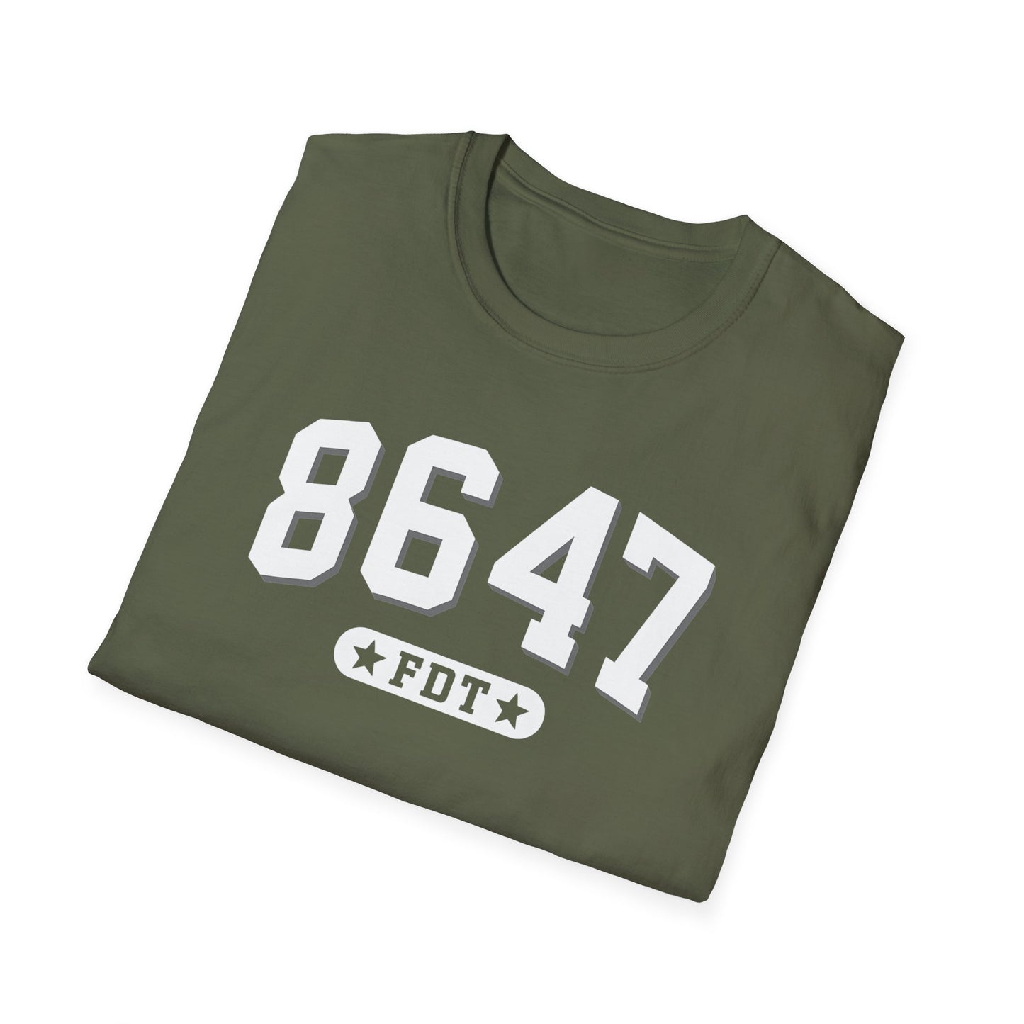 8647 FDT T-Shirt, Unisex Softstyle Tee, anti trump tee, resistance tee, FDT tshirt, protest tee, statement tshirt